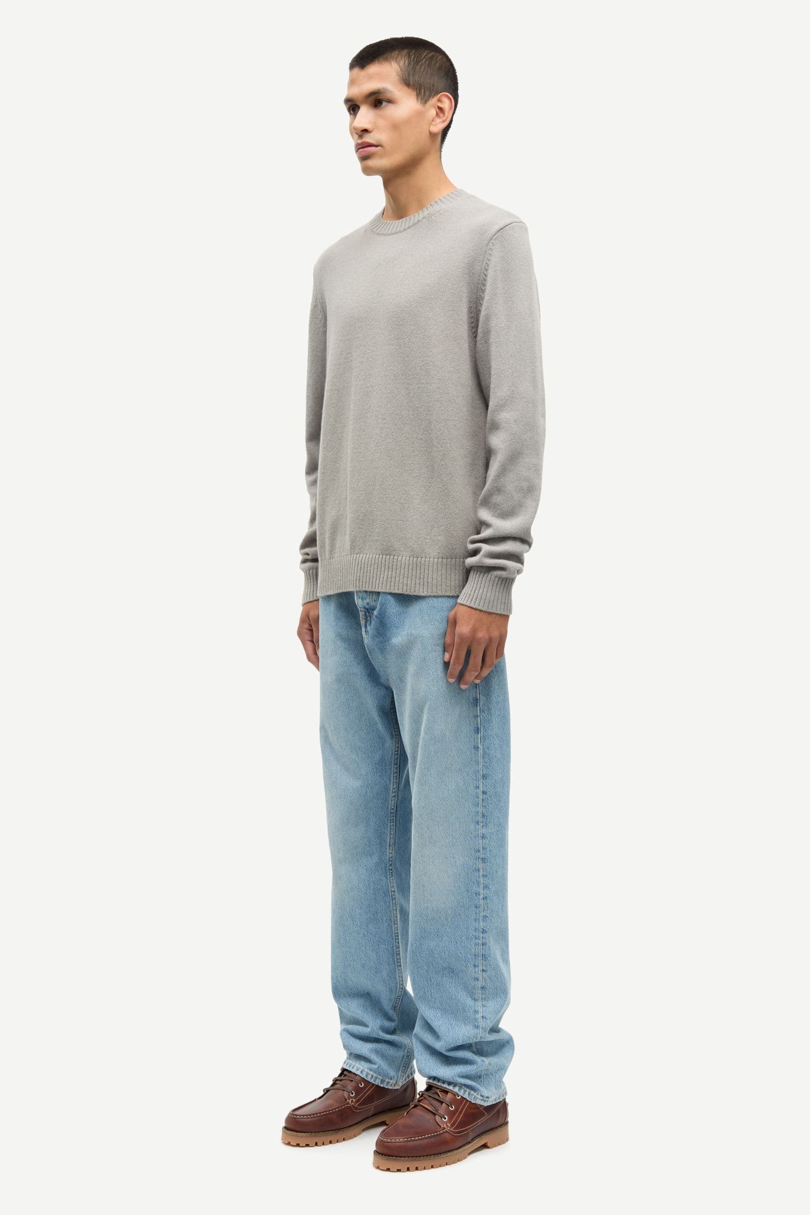 Sylli crew neck 132 Elephant Skin