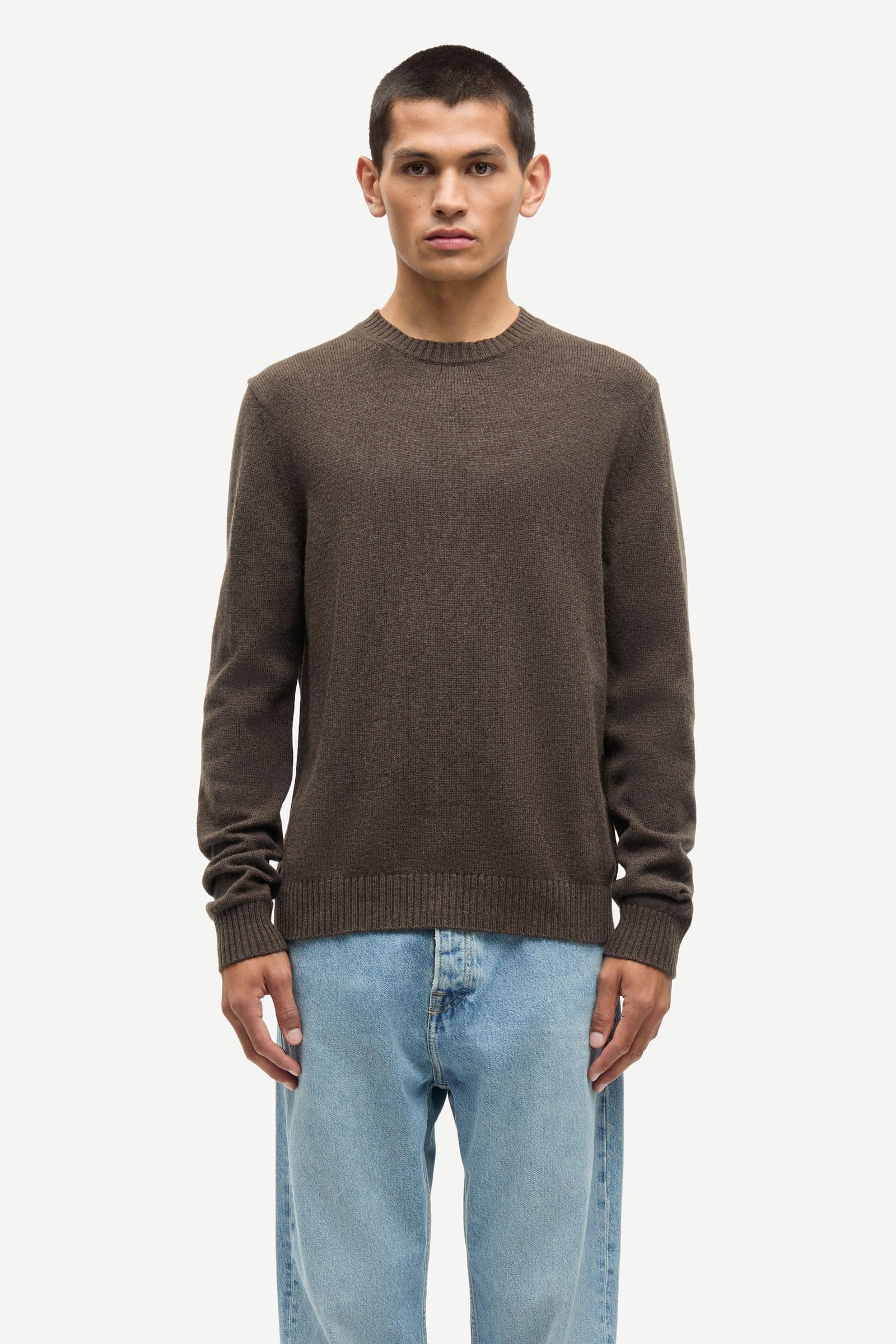 Sylli crew neck 132 Turkish Coffee