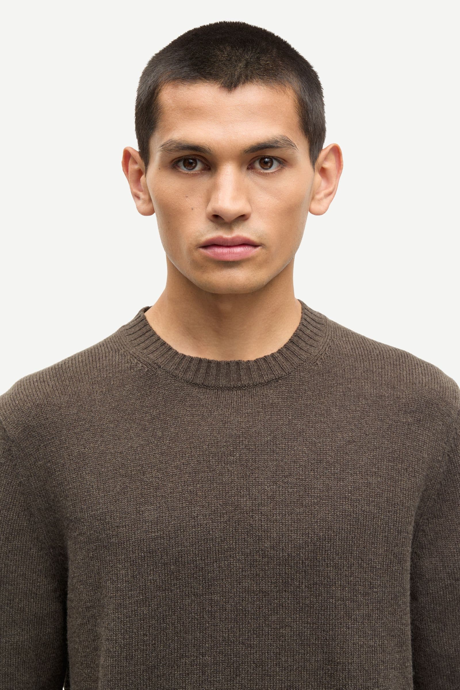Sylli crew neck 132 Turkish Coffee