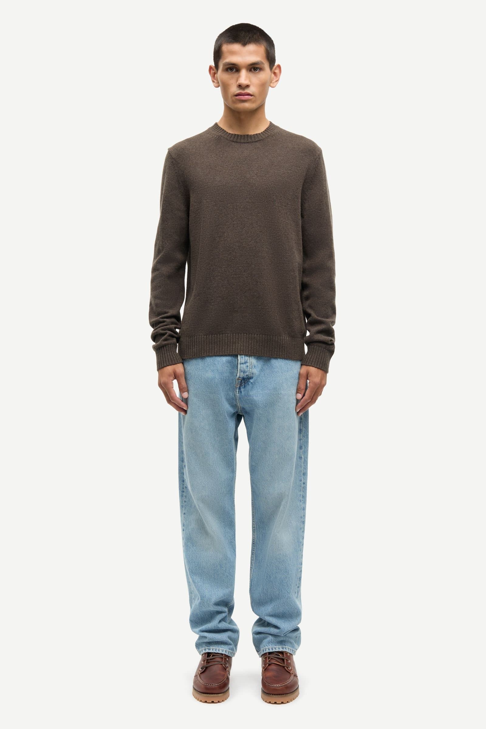 Sylli crew neck 132 Turkish Coffee
