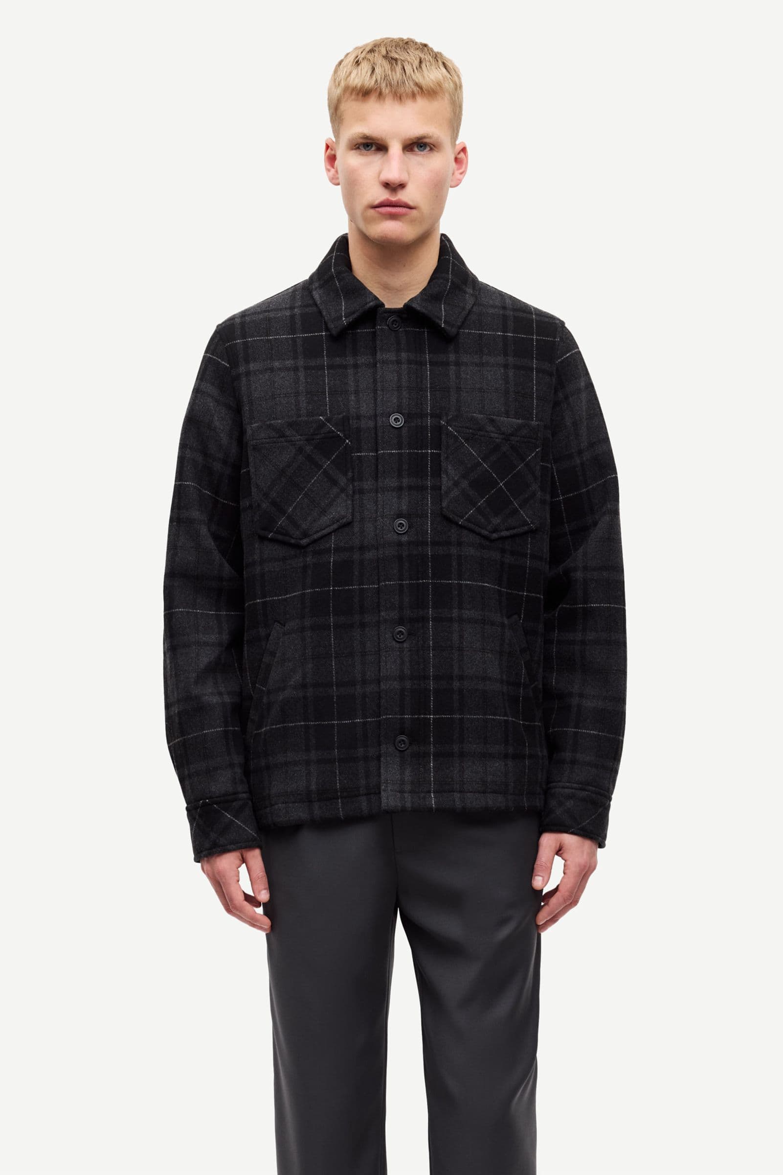 Pally shirt jacket 14163 Black ch.