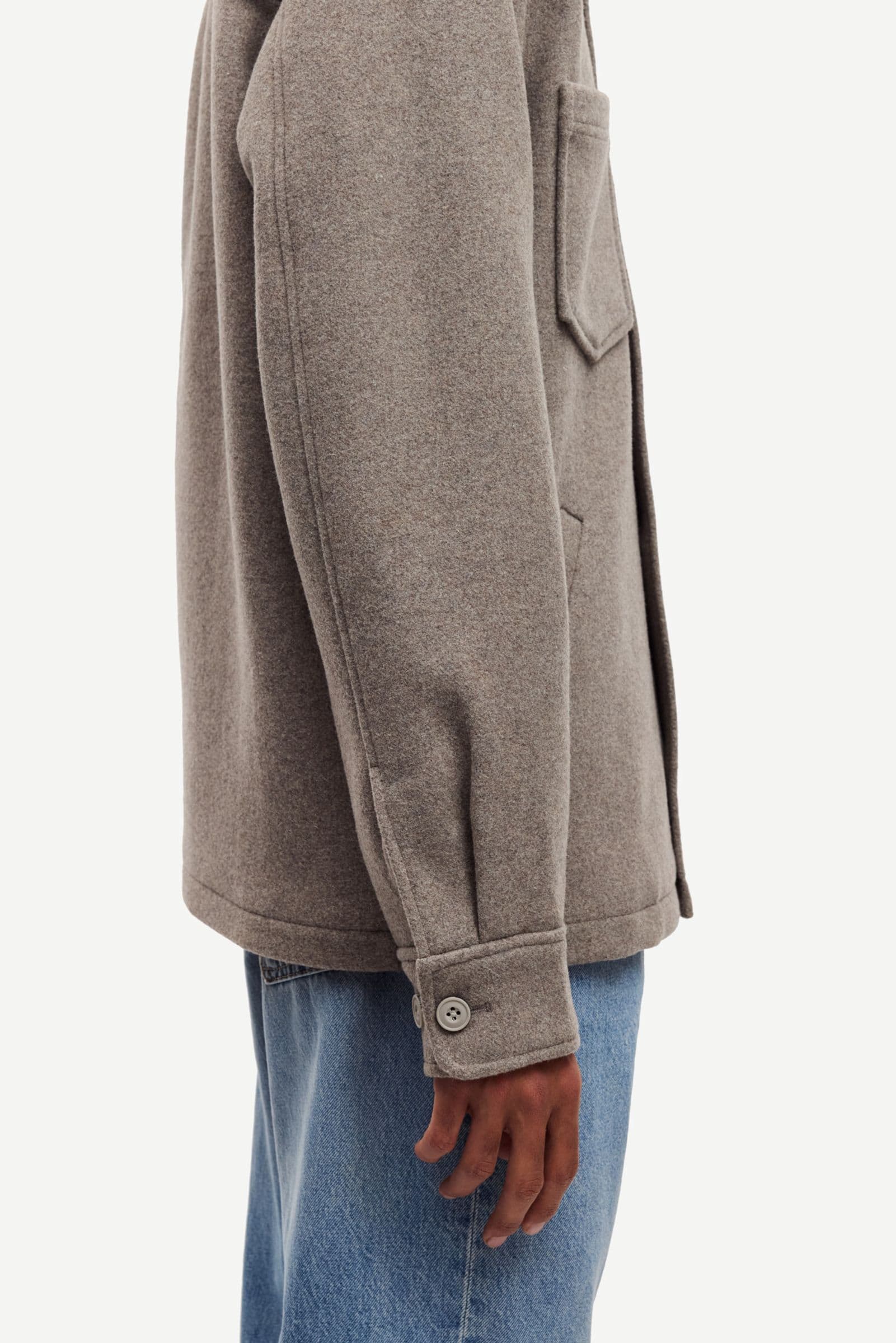 Pally shirt jacket 14163 Elephant Skin