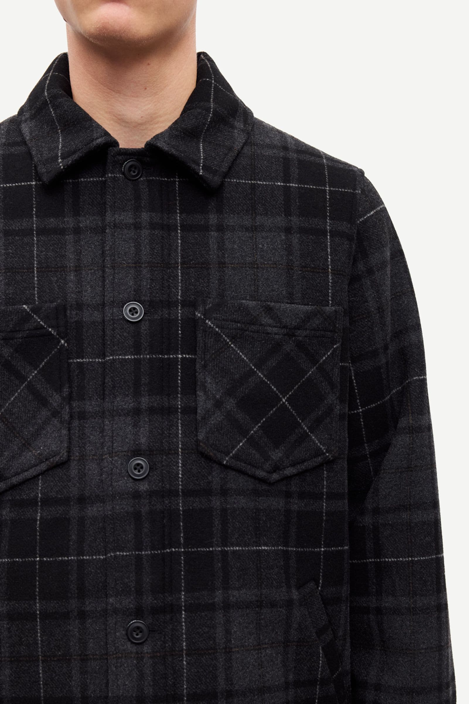 Pally shirt jacket 14163 Black ch.