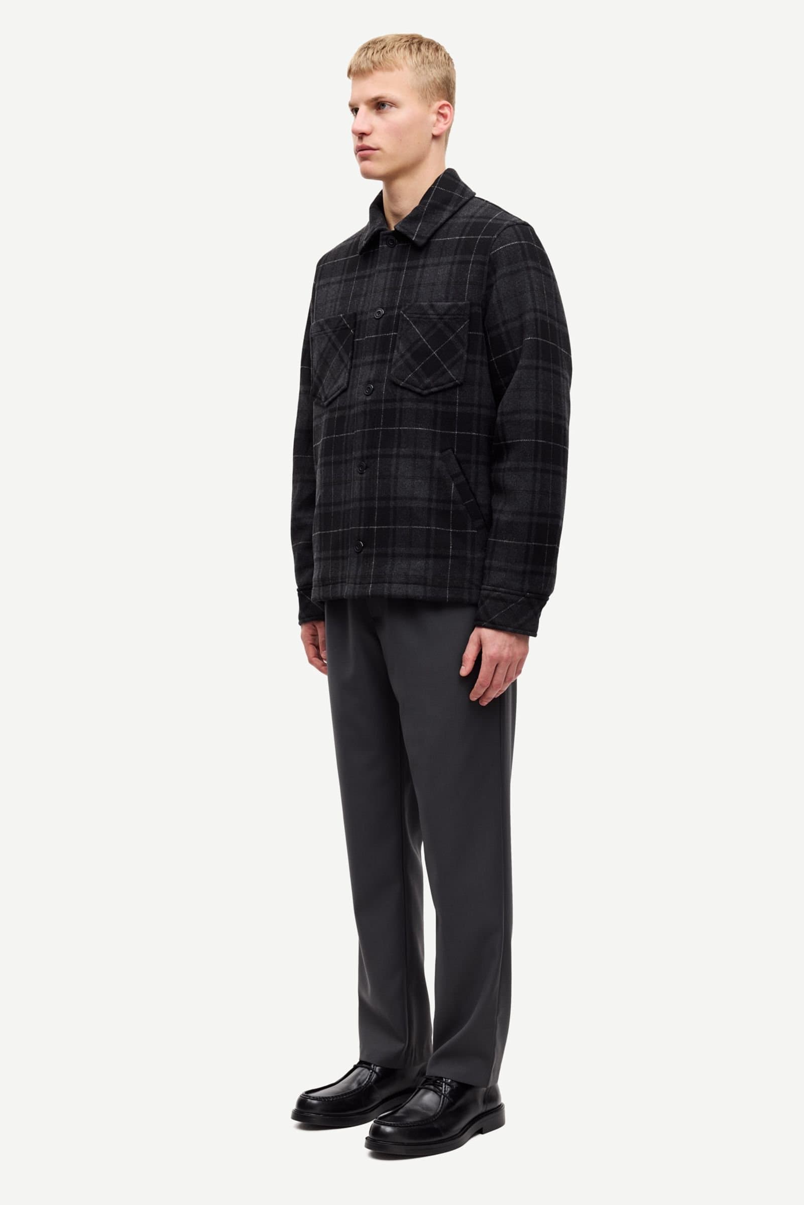 Pally shirt jacket 14163 Black ch.