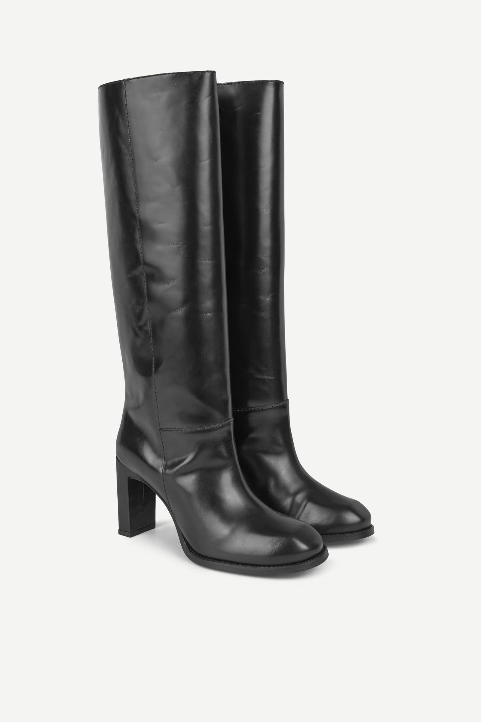 Sadally boots high 14859 Black