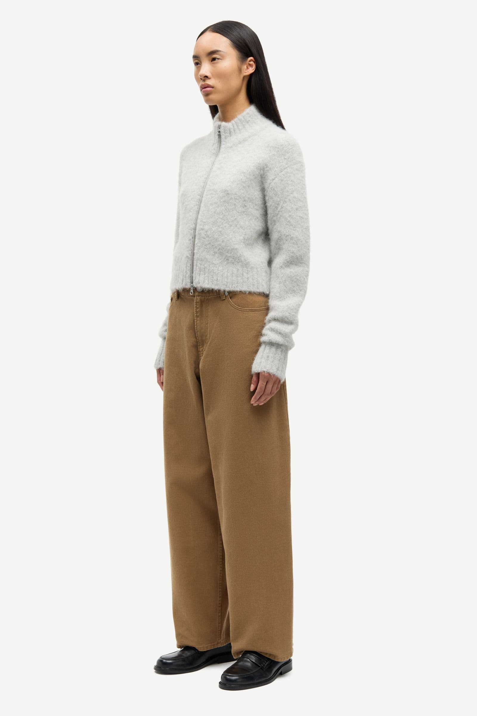 Sajeanne cardigan 15425 Light Grey Mel.
