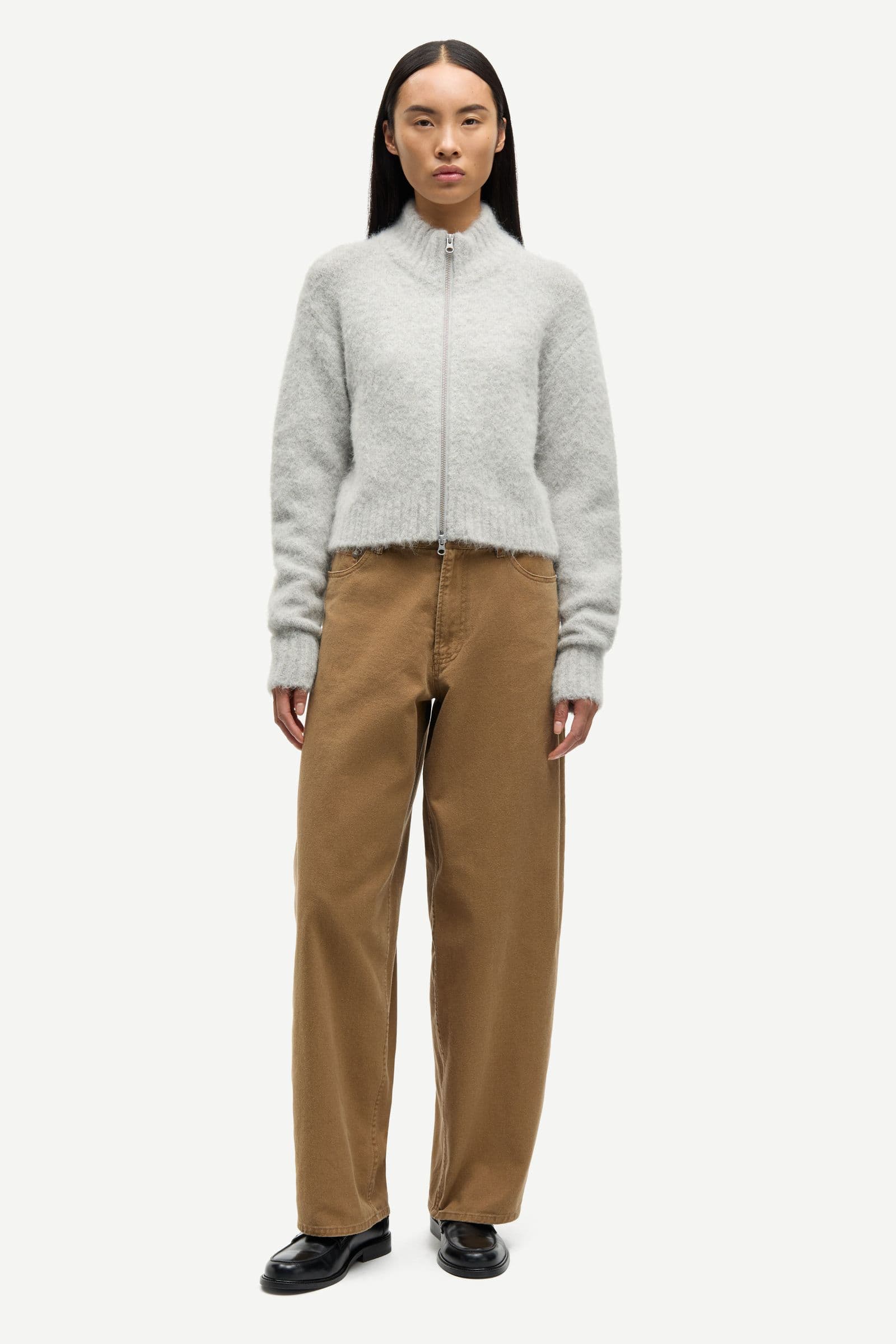 Sajeanne cardigan 15425 Light Grey Mel.