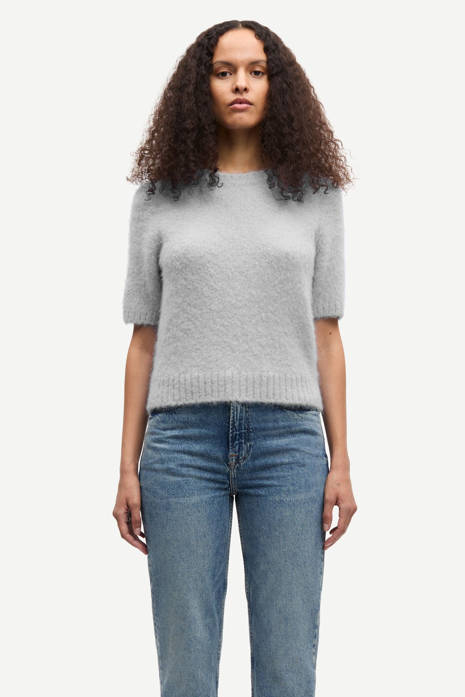 Sajeanne top 15425 Light Grey Mel.