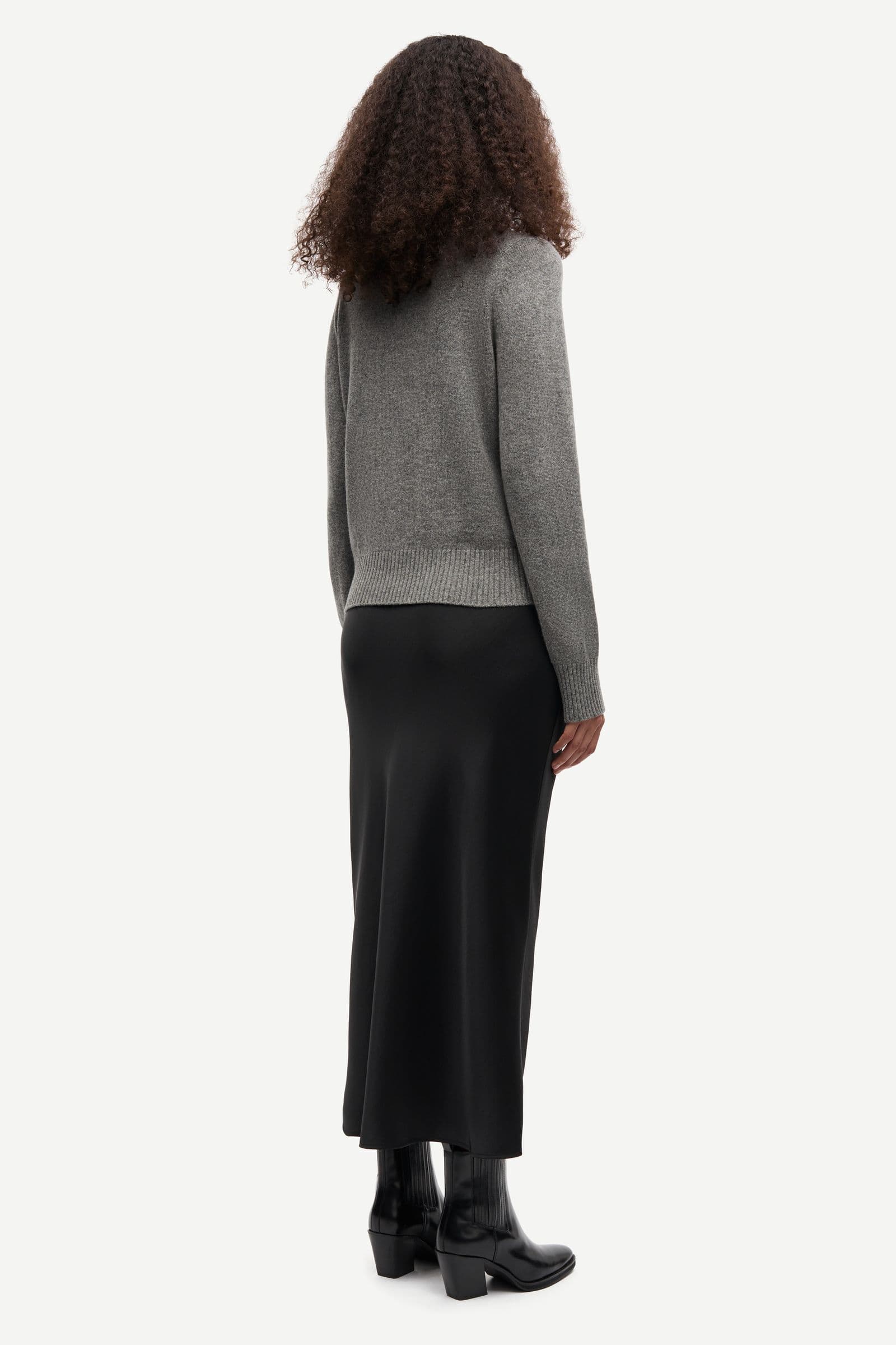 Saelif turtleneck 15010 Dark Grey Mel.