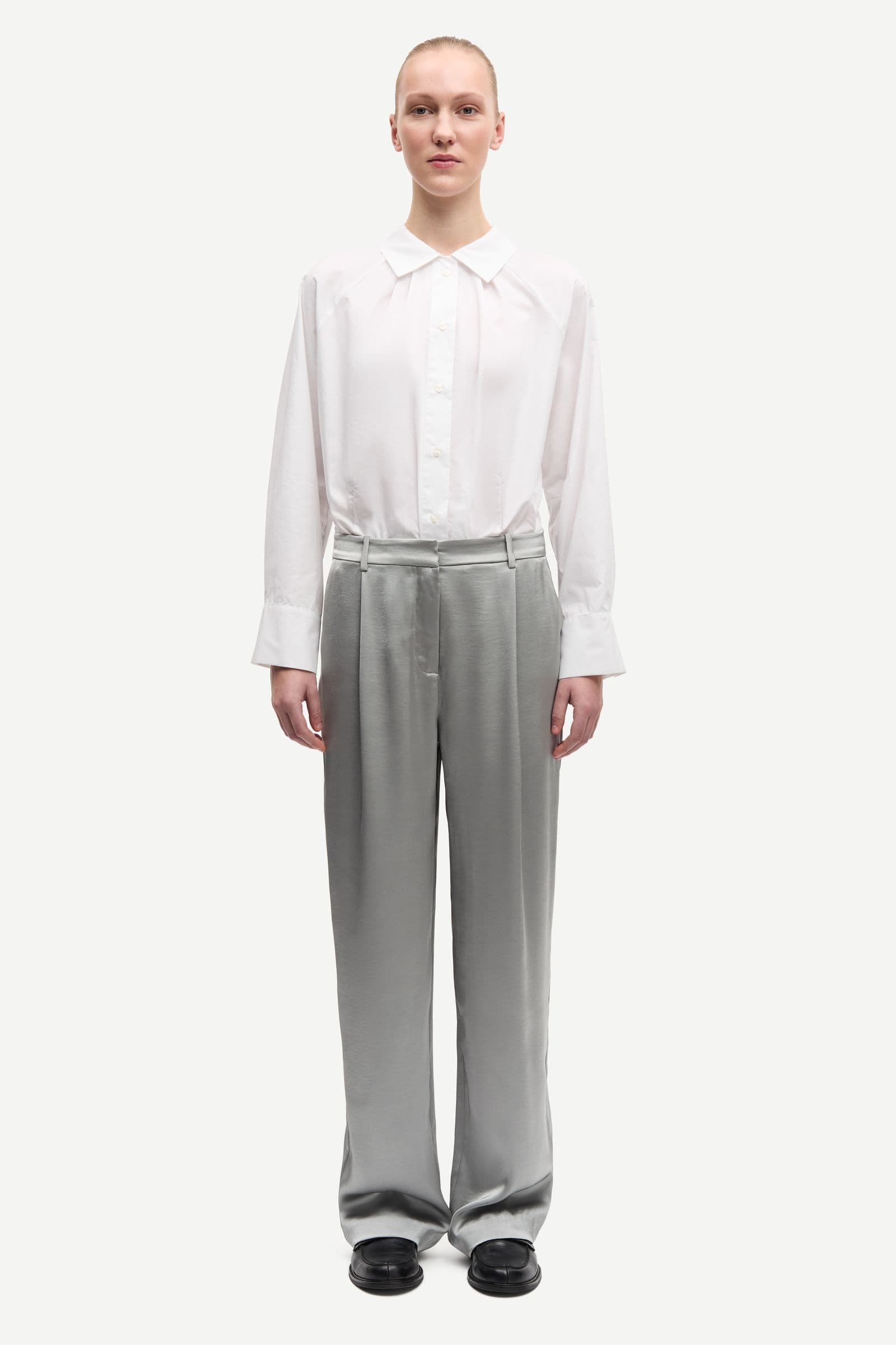 Saagnete trousers 12956 Limestone