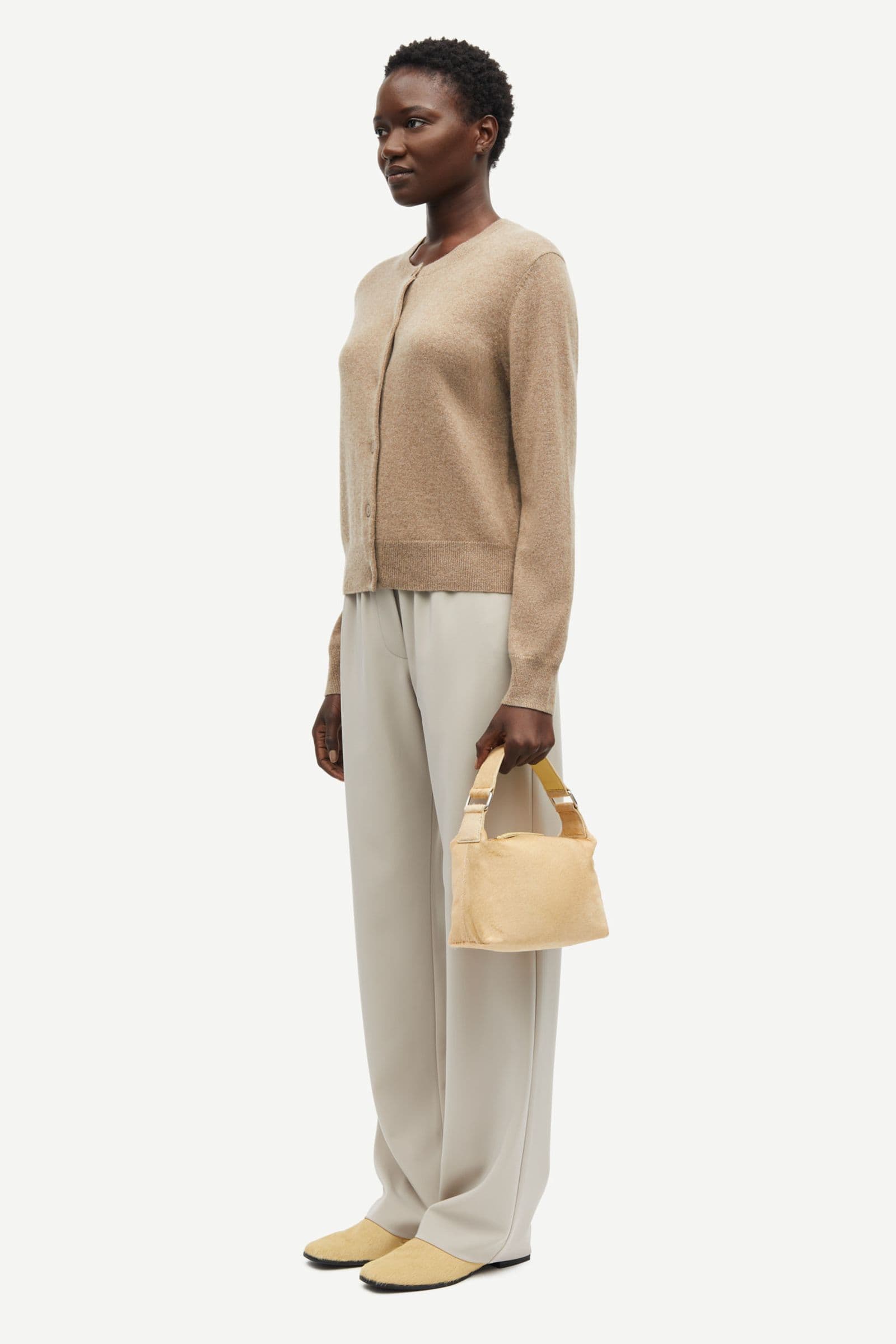 Saboston Cardigan 6304 Greige Mel.