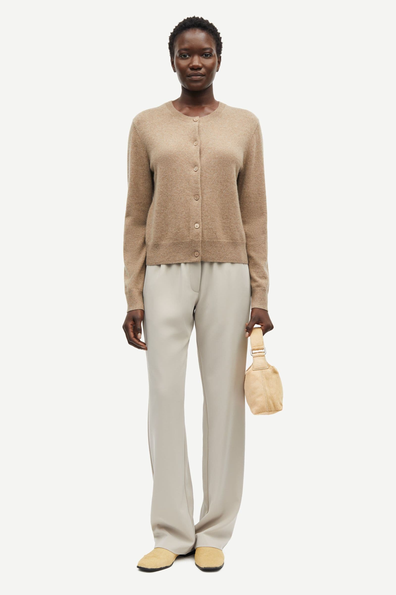 Saboston Cardigan 6304 Greige Mel.