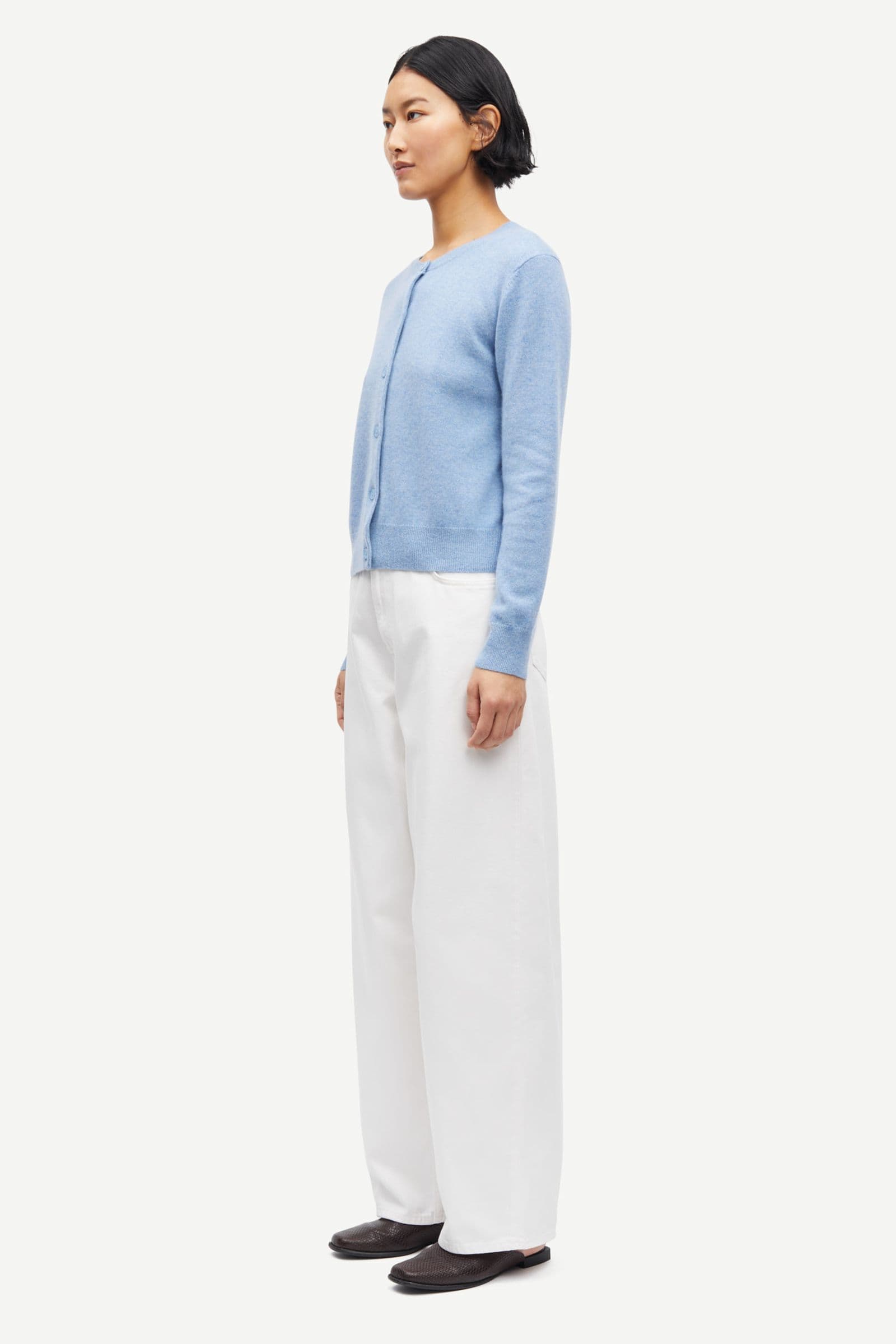 Saboston Cardigan 6304 Blue Denim Mel.