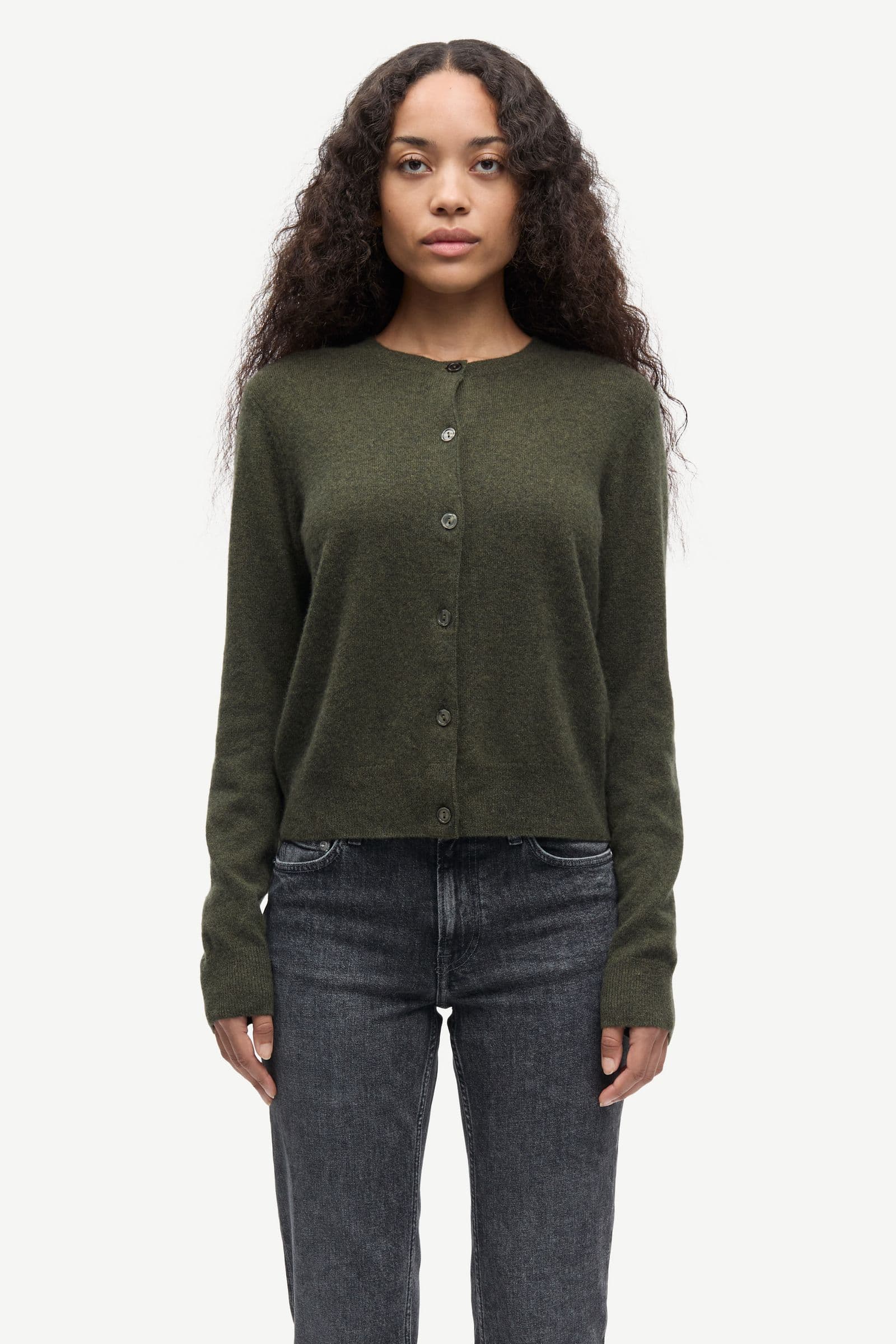 Saboston Cardigan 6304 Dark Evergreen