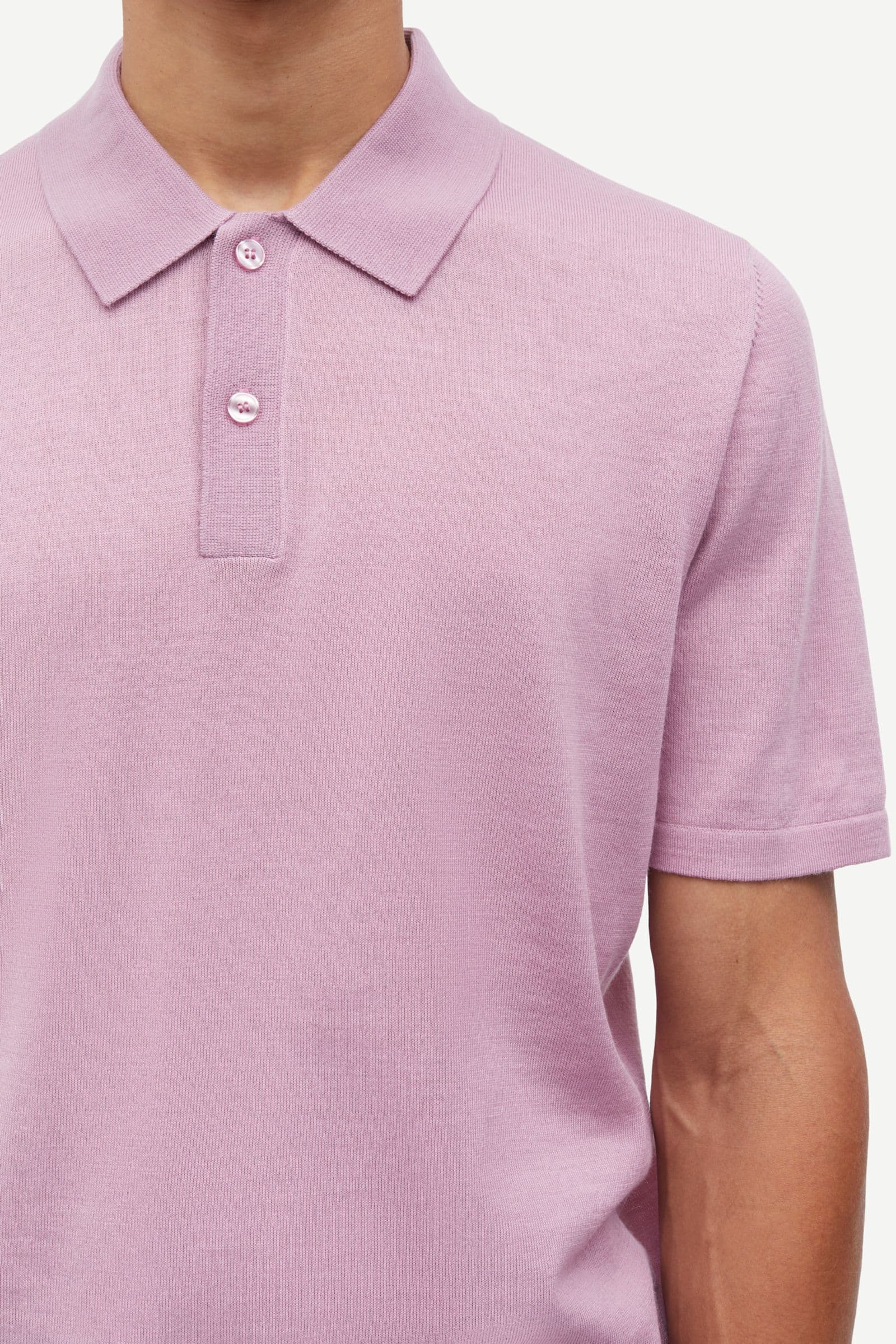 Sarowan knit polo 15477 Orchid Haze