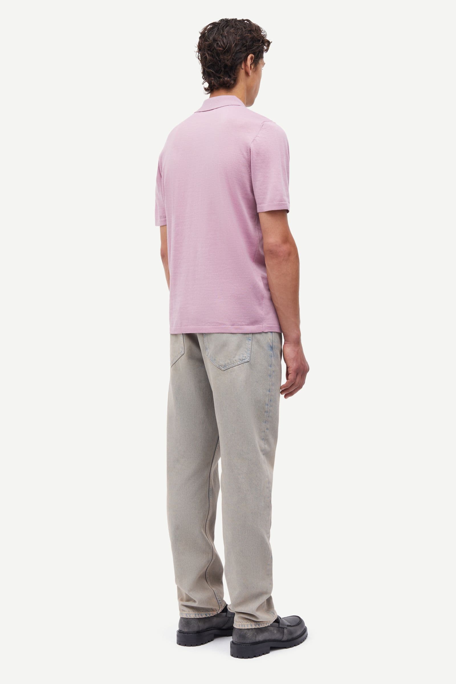 Sarowan knit polo 15477 Orchid Haze