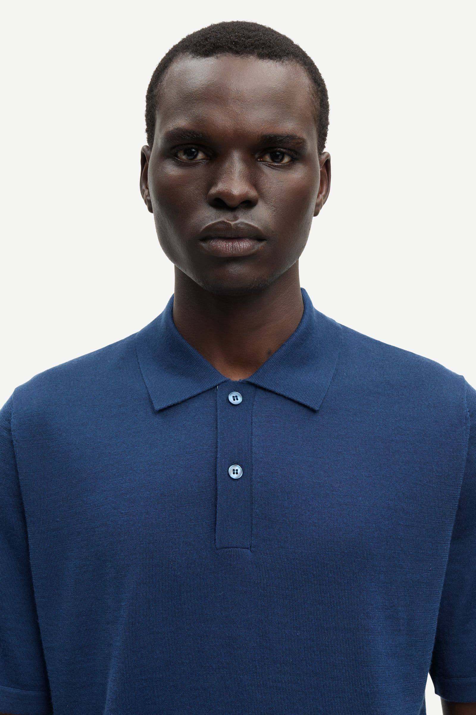 Sarowan knit polo 15477 Insignia Blue