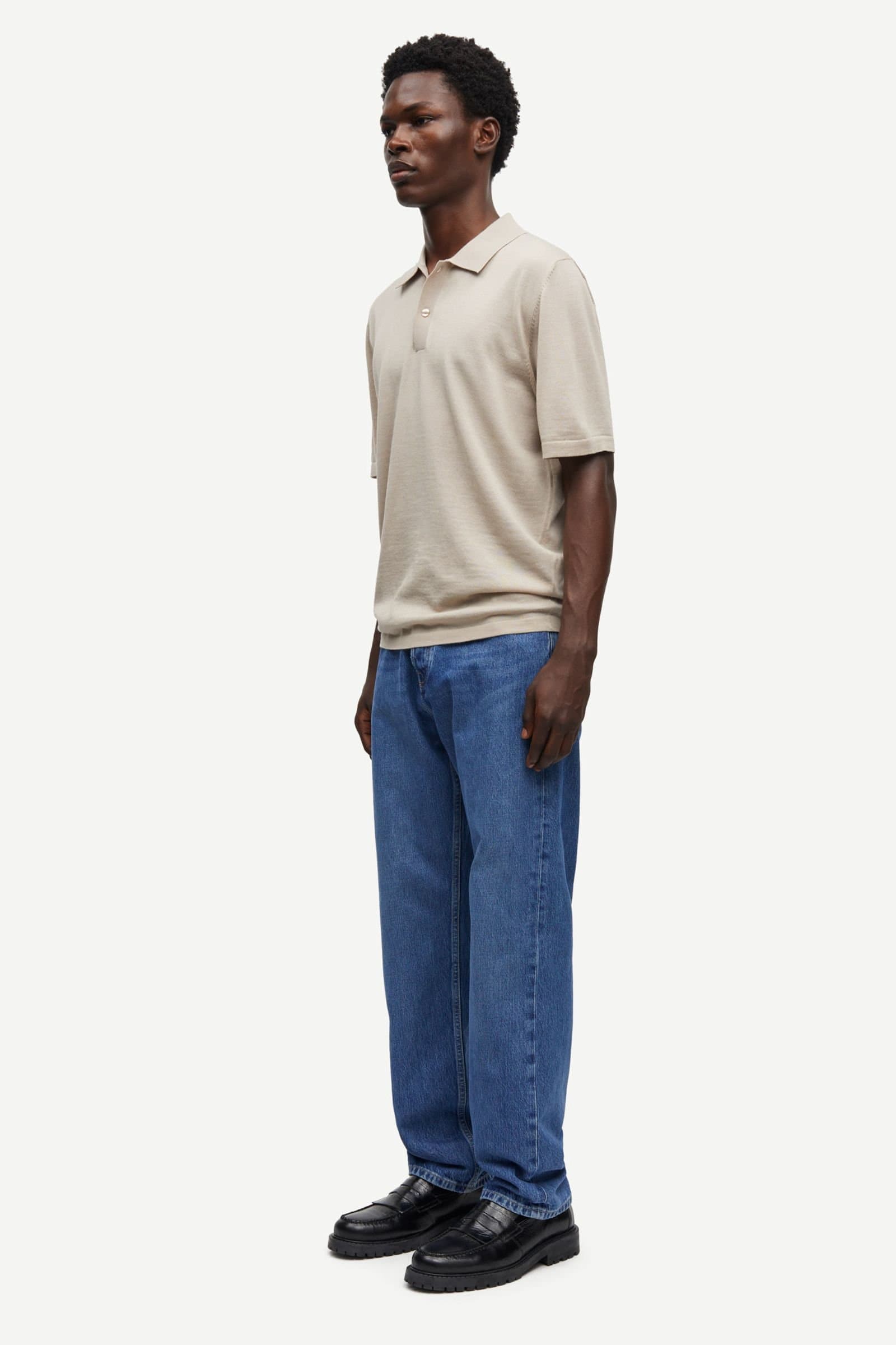 Sarowan knit polo 15477 Pure Cashmere