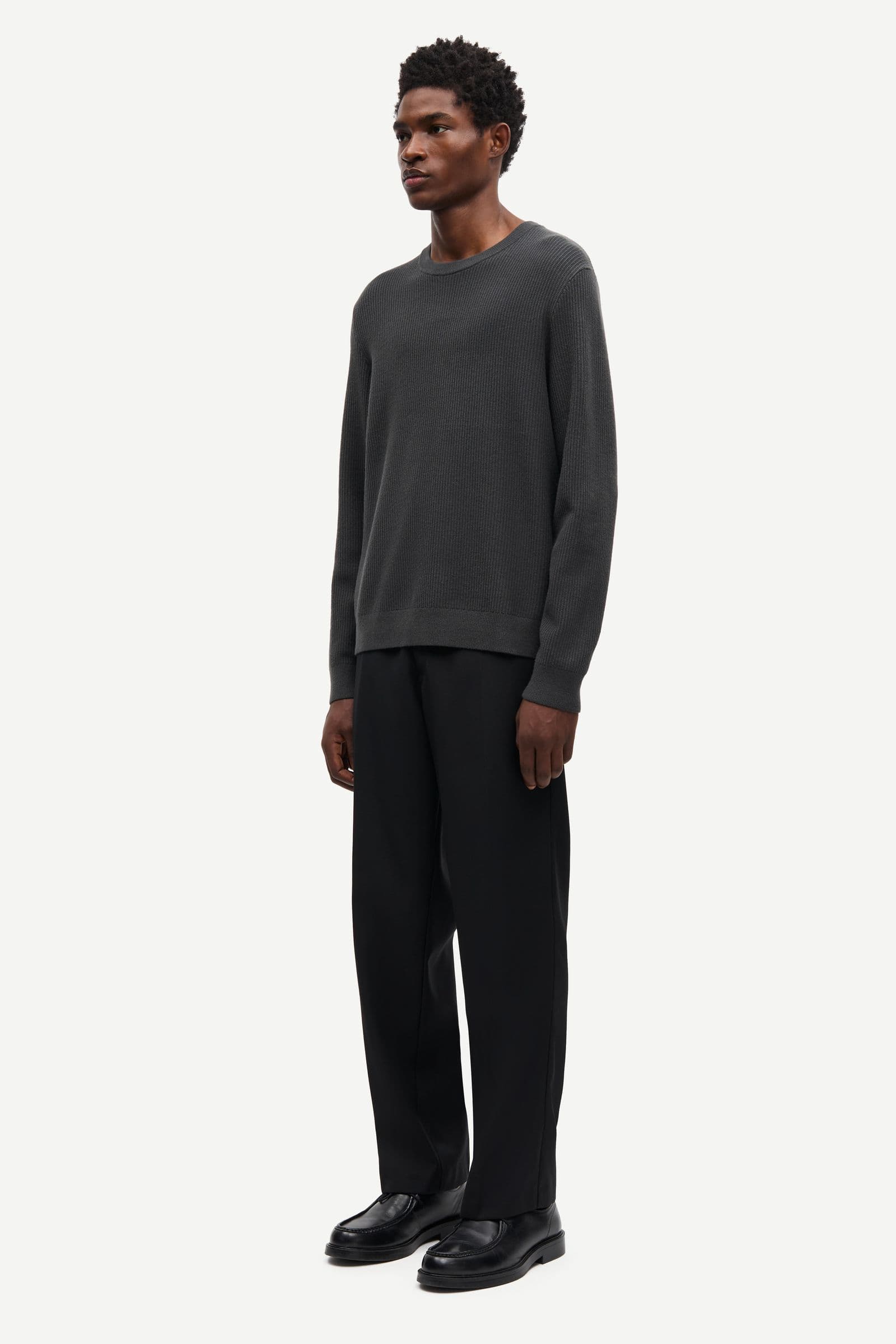 Sadem sweater 10490 Black Oyster