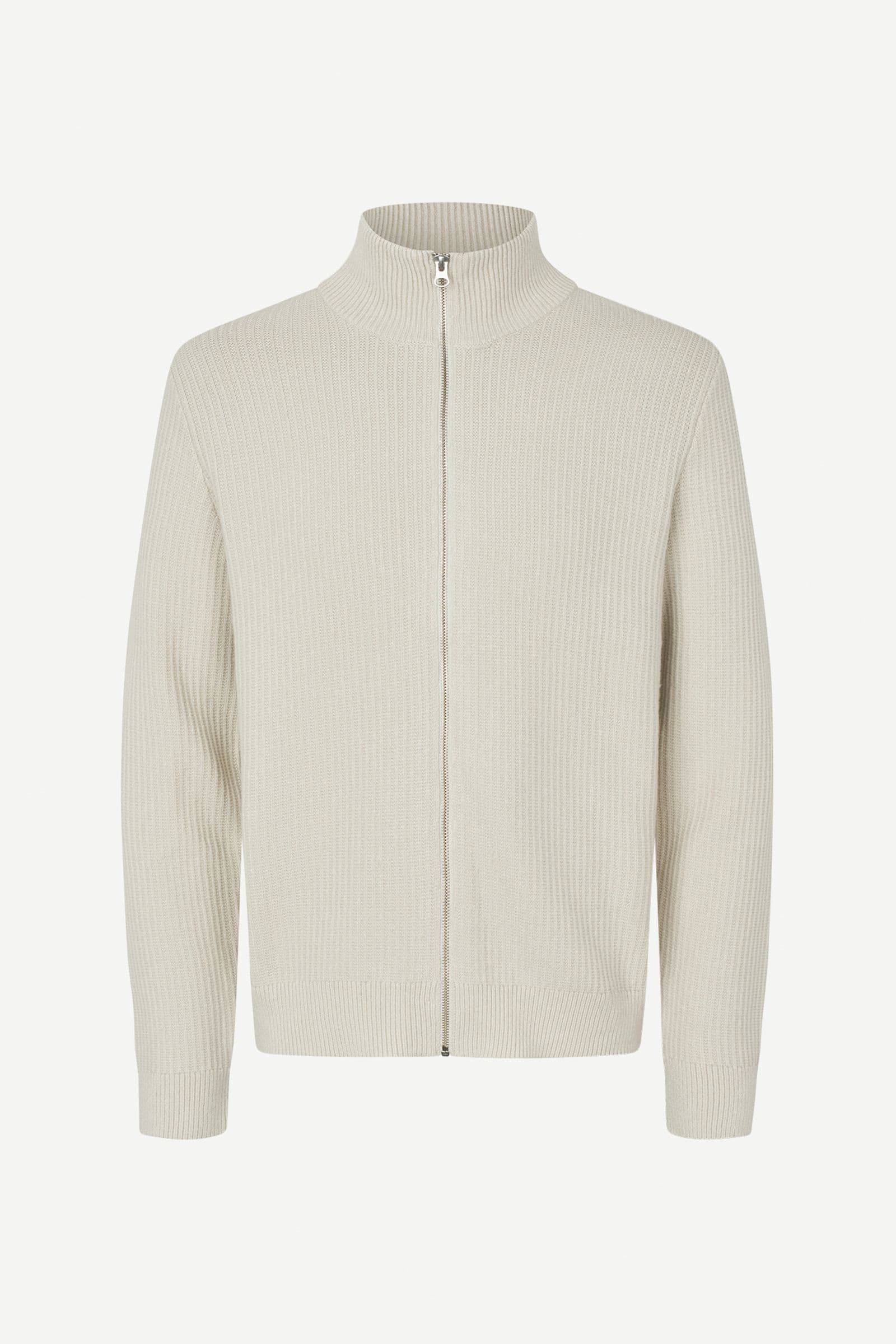 Sadem zip cardigan 10490 Silver Birch