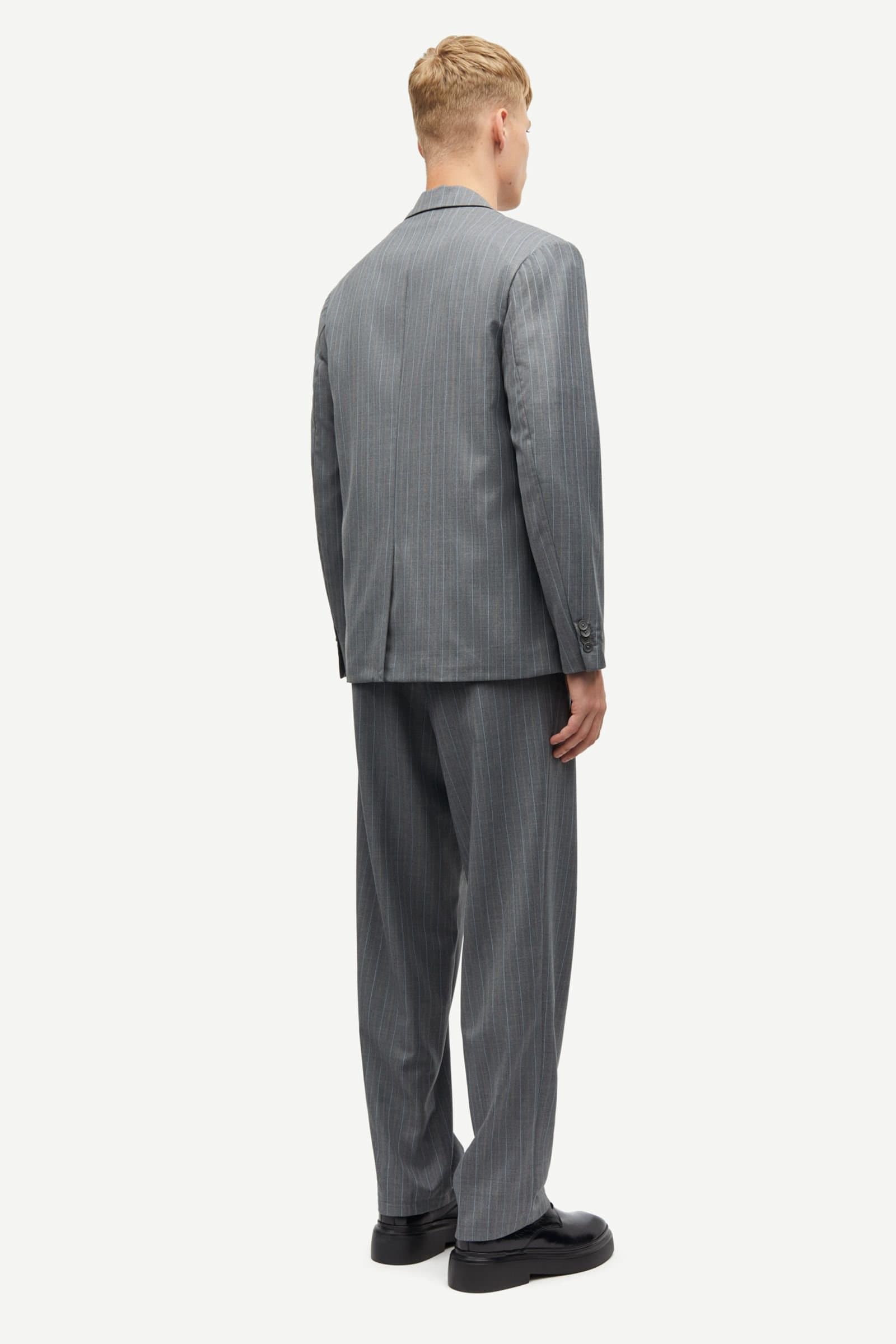 Sacho blazer jacket 15438 Grey pinstripe