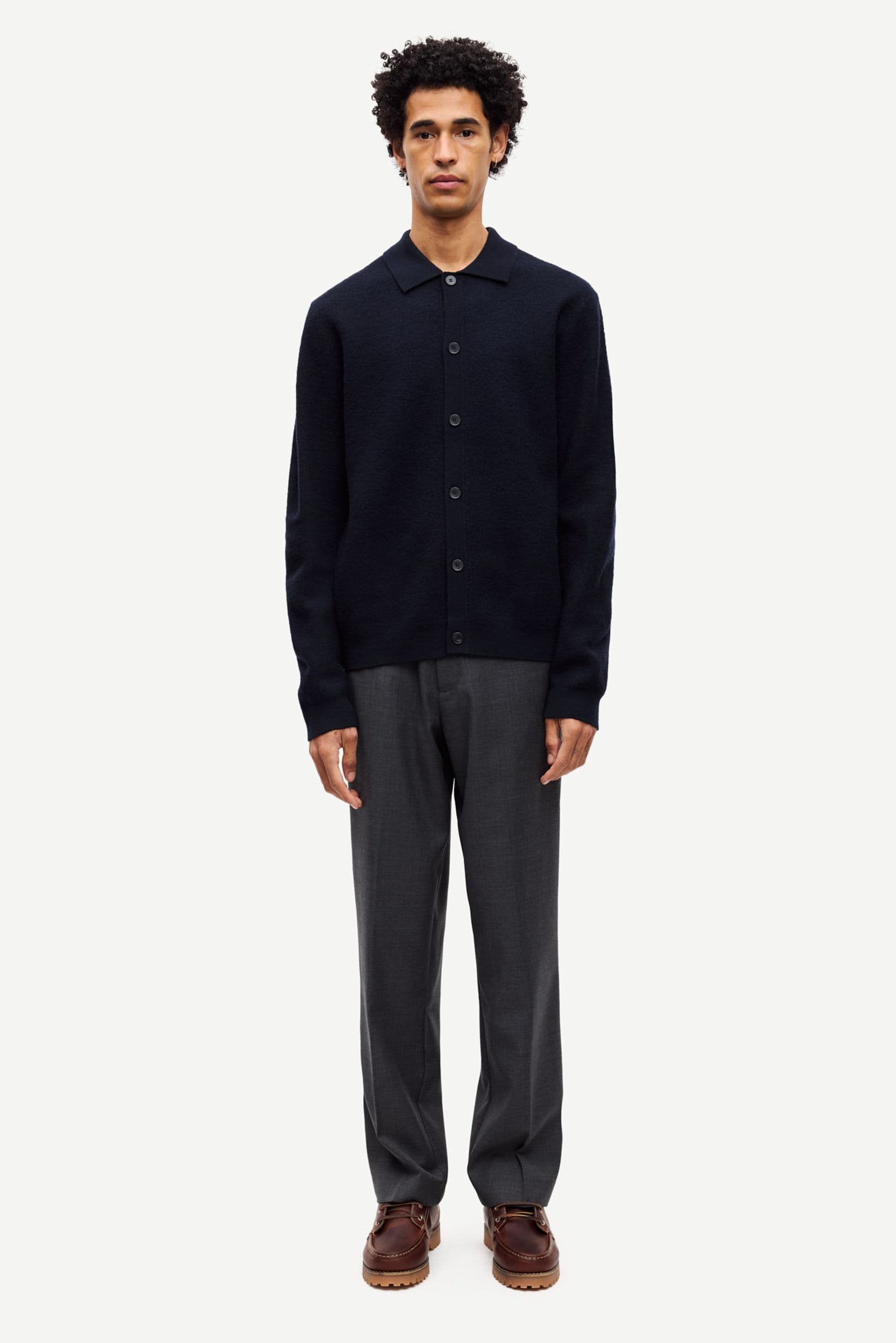 Sanoah trousers 15350 Dark Grey Mel.