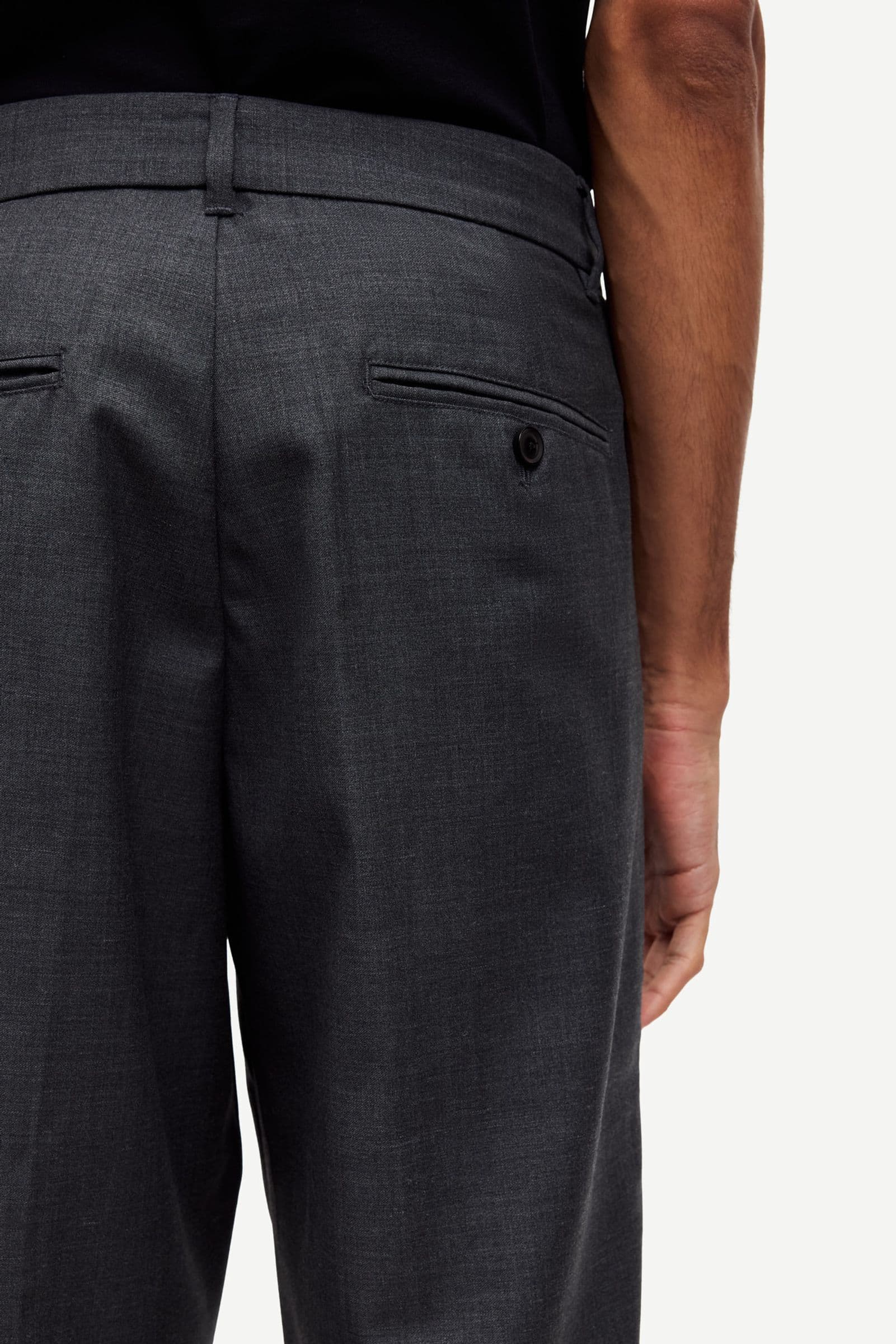 Sanoah trousers 15350 Dark Grey Mel.
