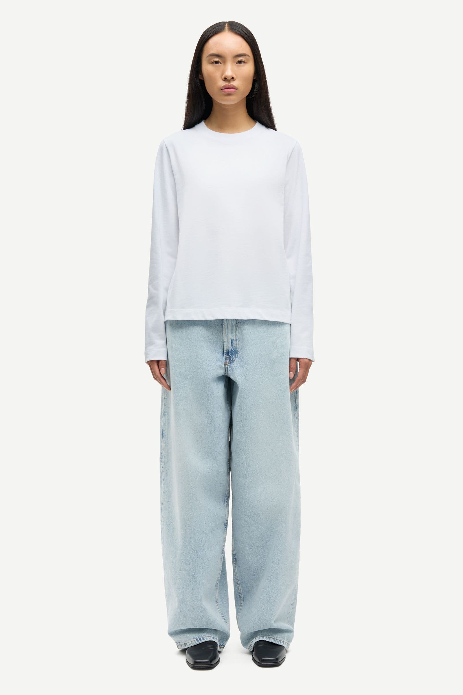 Sacamino ls t-shirt 6024 White