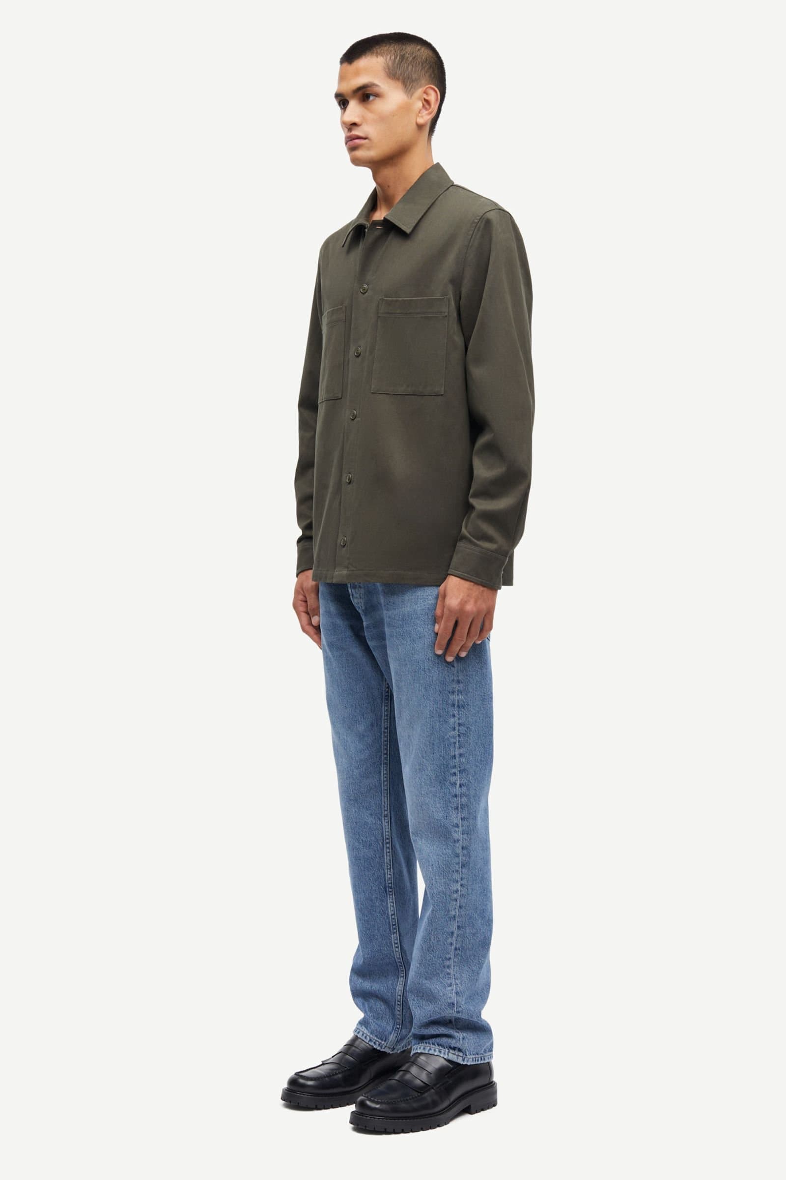Sataka JB overshirt 13208 FOREST NIGHT