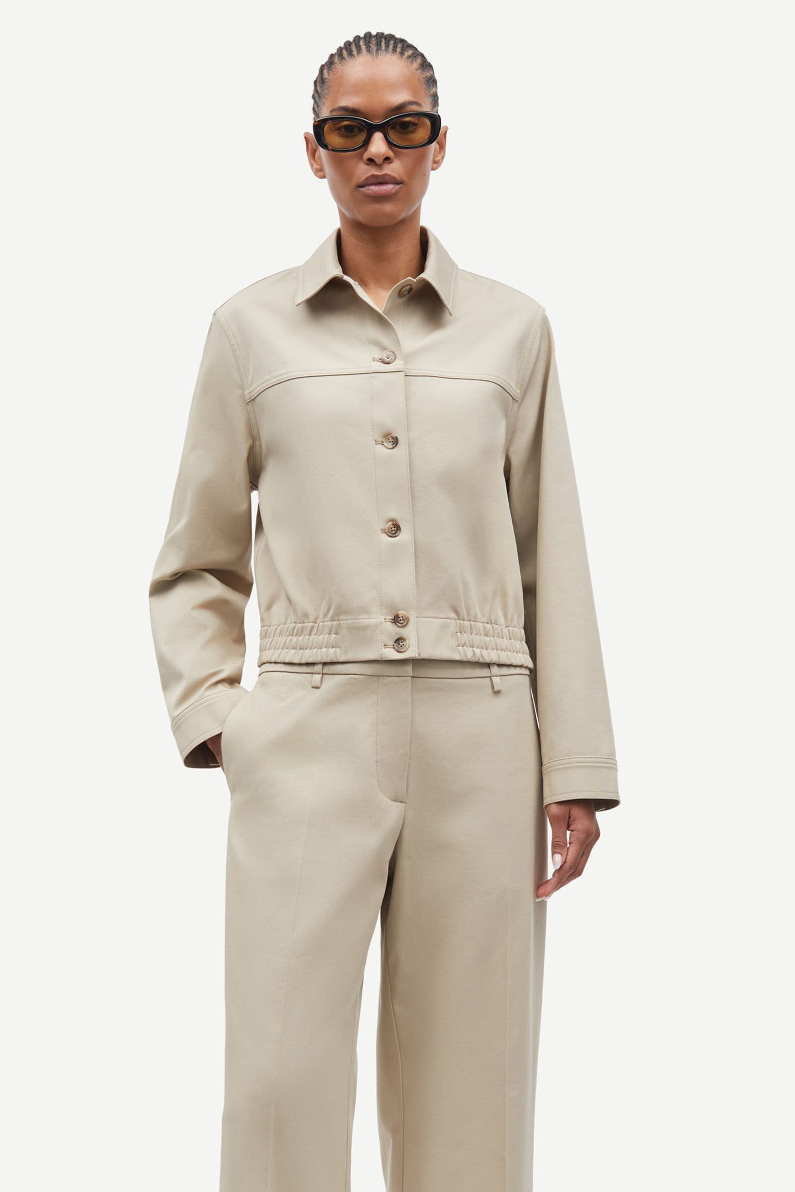Saesmella shirt 15542 White Pepper