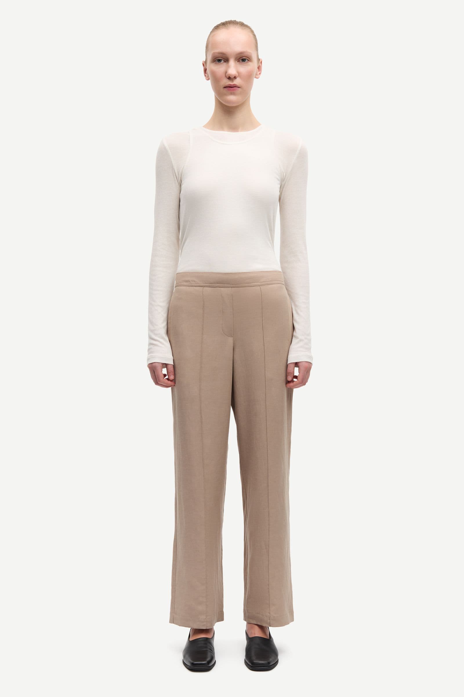 Sahani trousers 15262 Greige