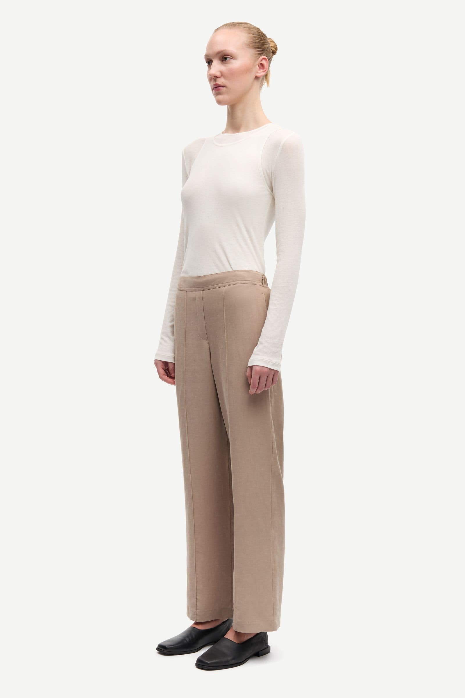 Sahani trousers 15262 Greige