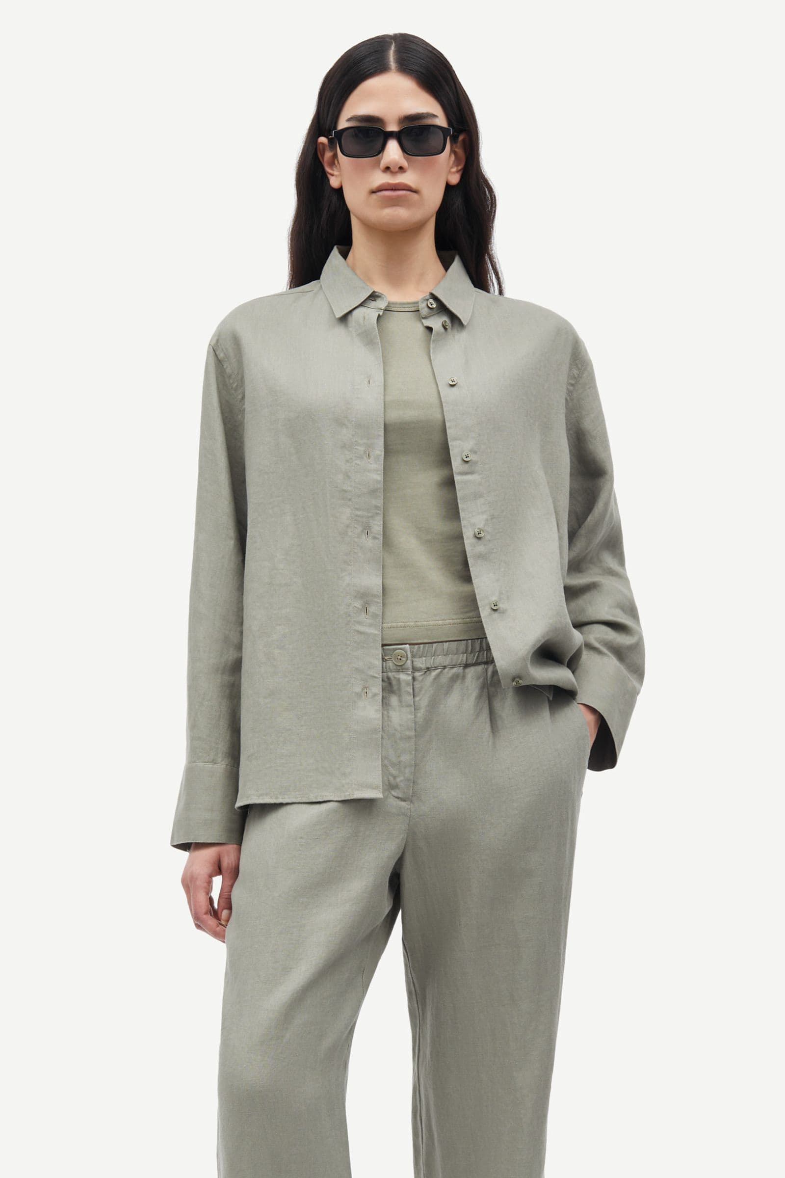 Sanot shirt 14329 Vetiver