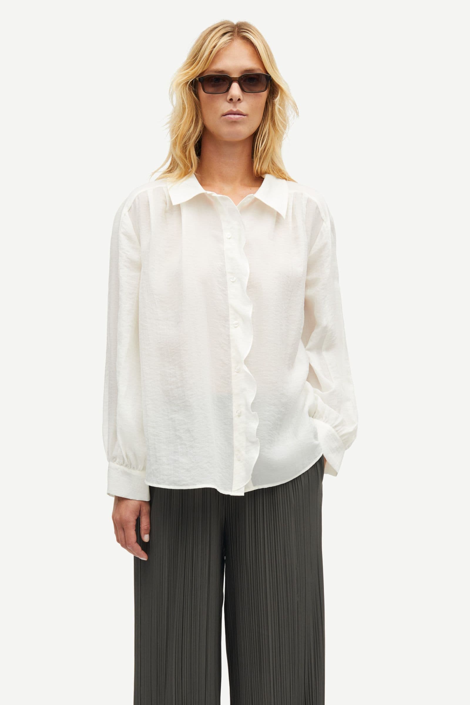 Sathistle blouse 15540 Egret