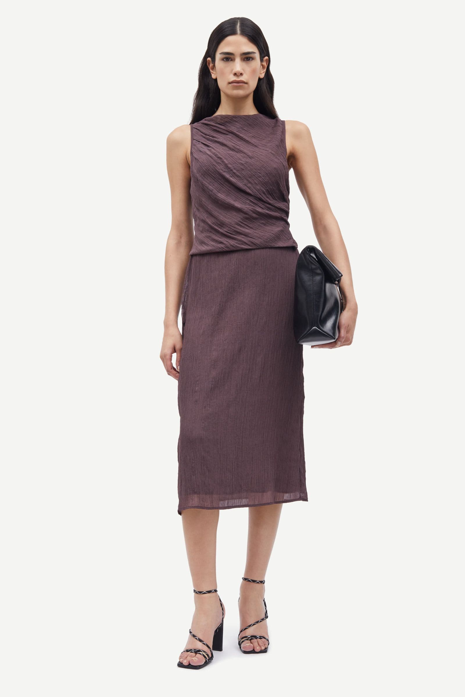 Savira skirt 15539 Raisin