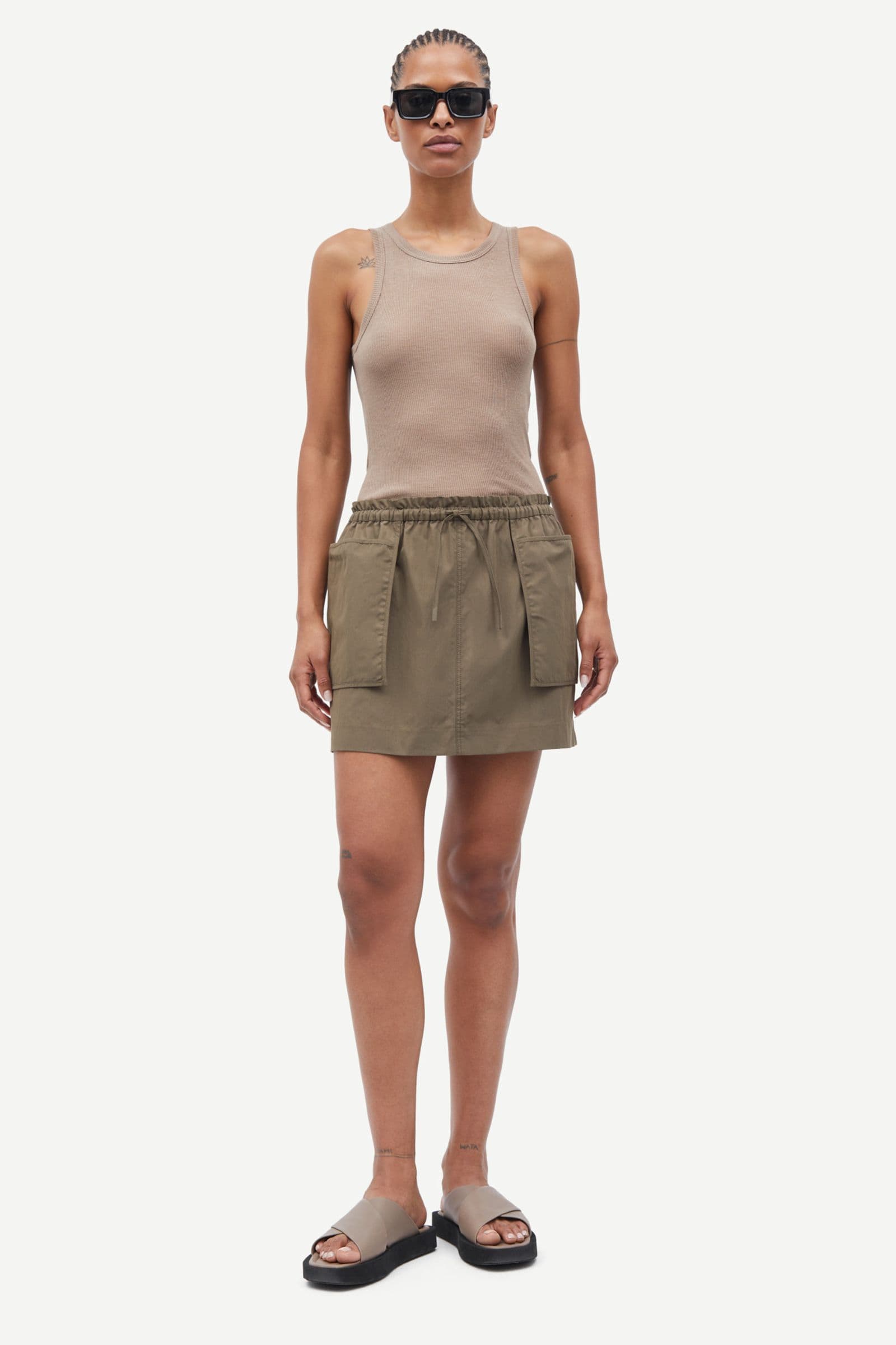 Sacress skirt 15537 Dark Greige