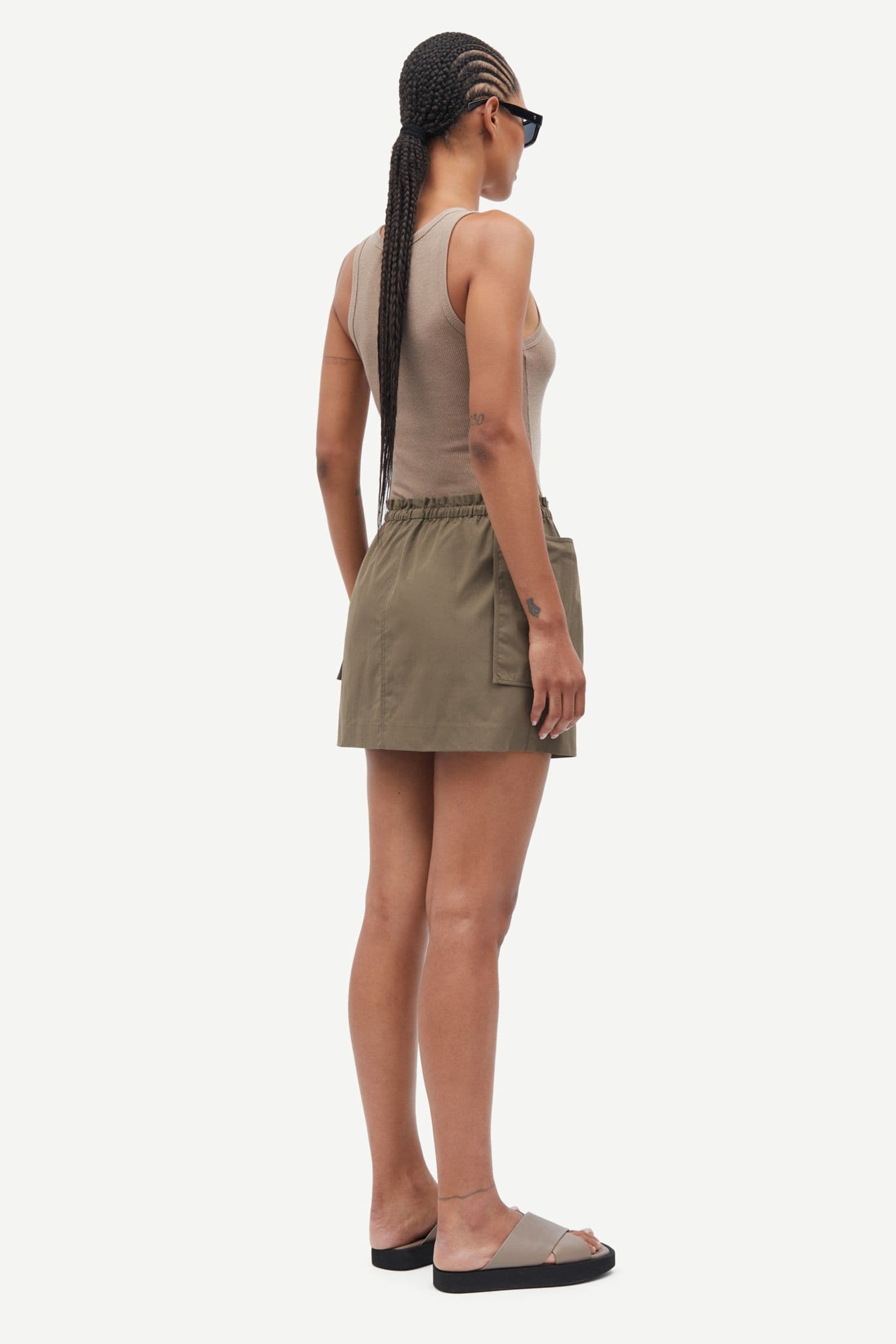 Sacress skirt 15537 Dark Greige