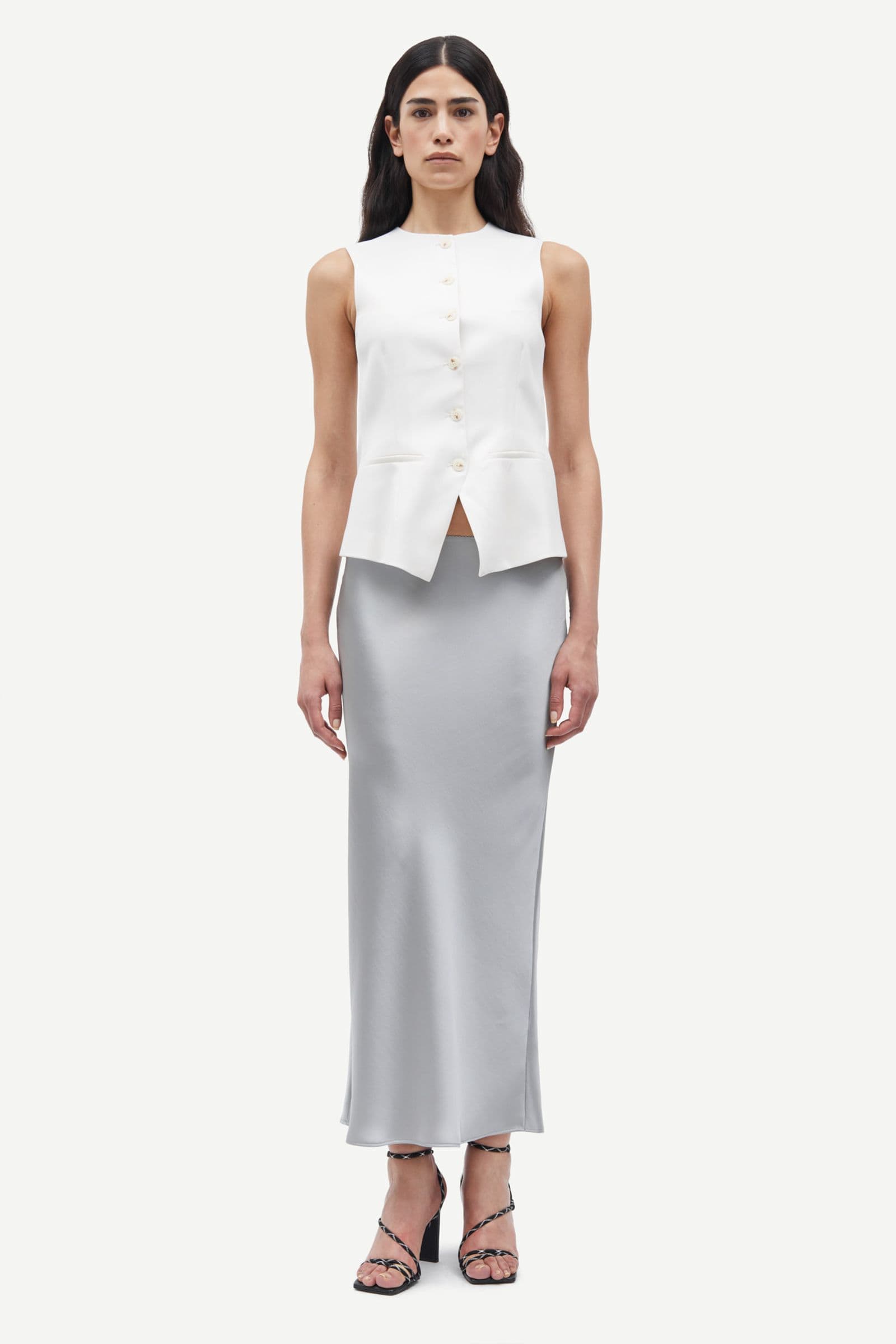 Saruma vest 14635 Egret