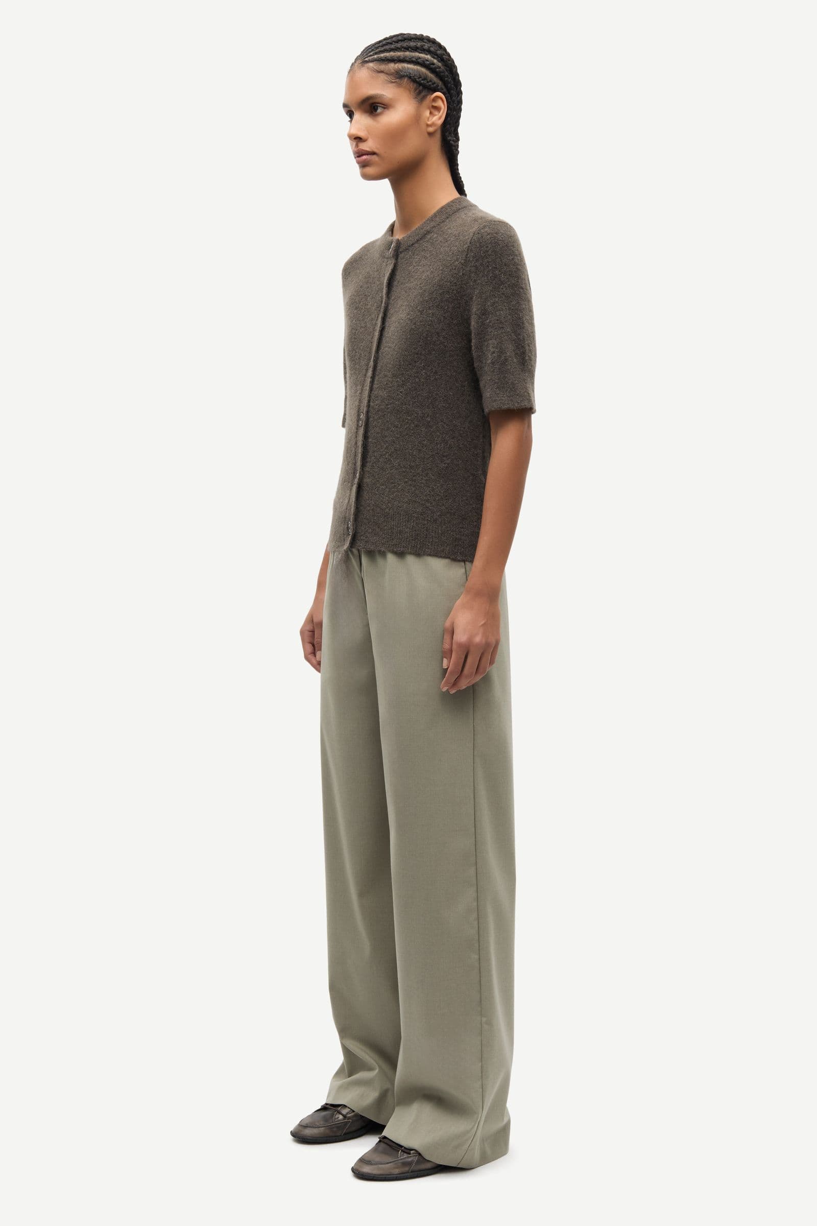 Sanoura ss cardigan 15556 Major Brown