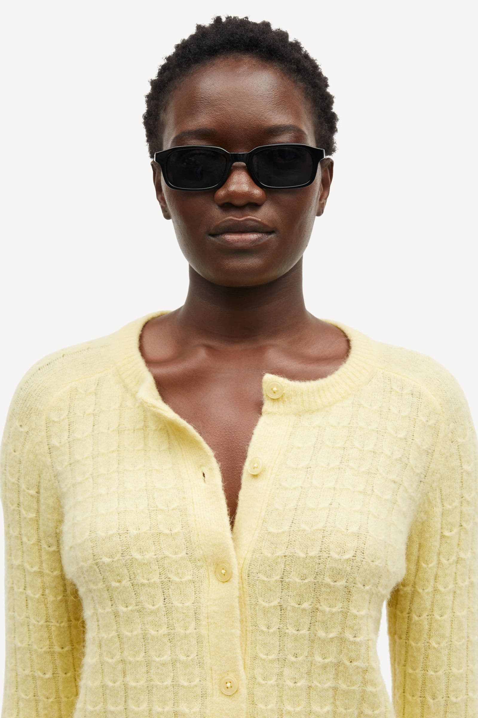 Sabarbara cardigan 15557 Dusty Yellow