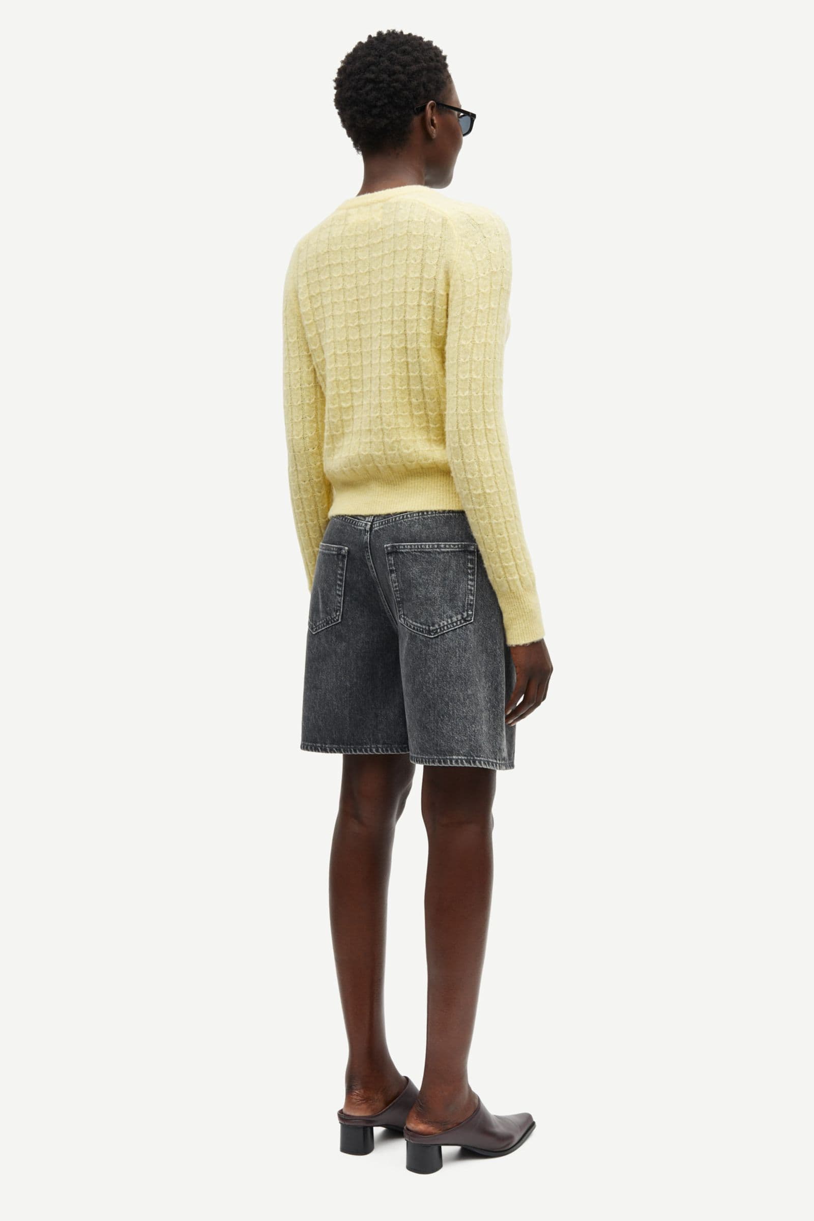 Sabarbara cardigan 15557 Dusty Yellow