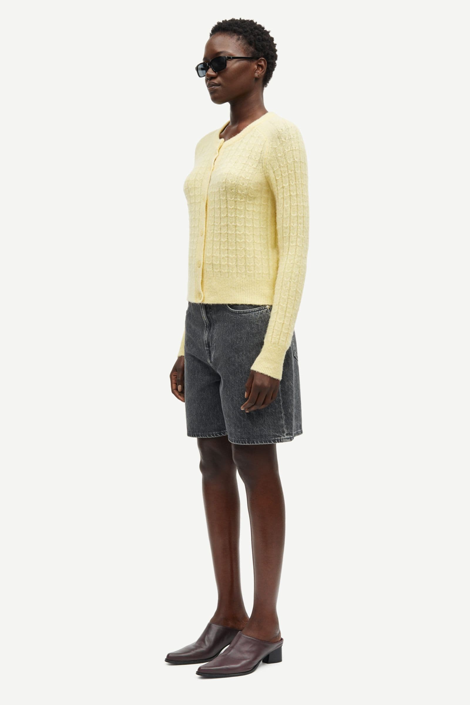 Sabarbara cardigan 15557 Dusty Yellow