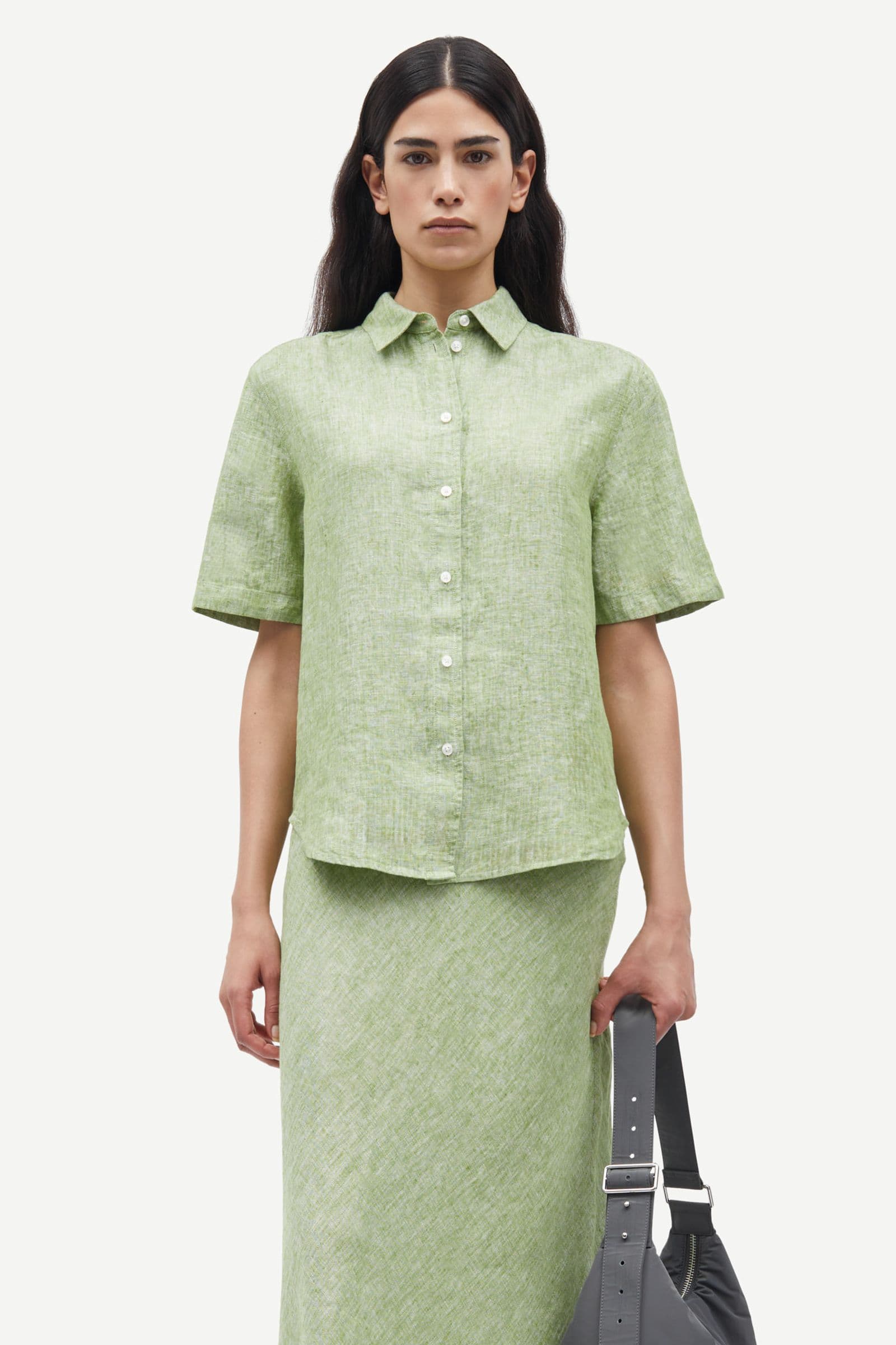 Salarikar SS shirt 14329 Peridot Mel.