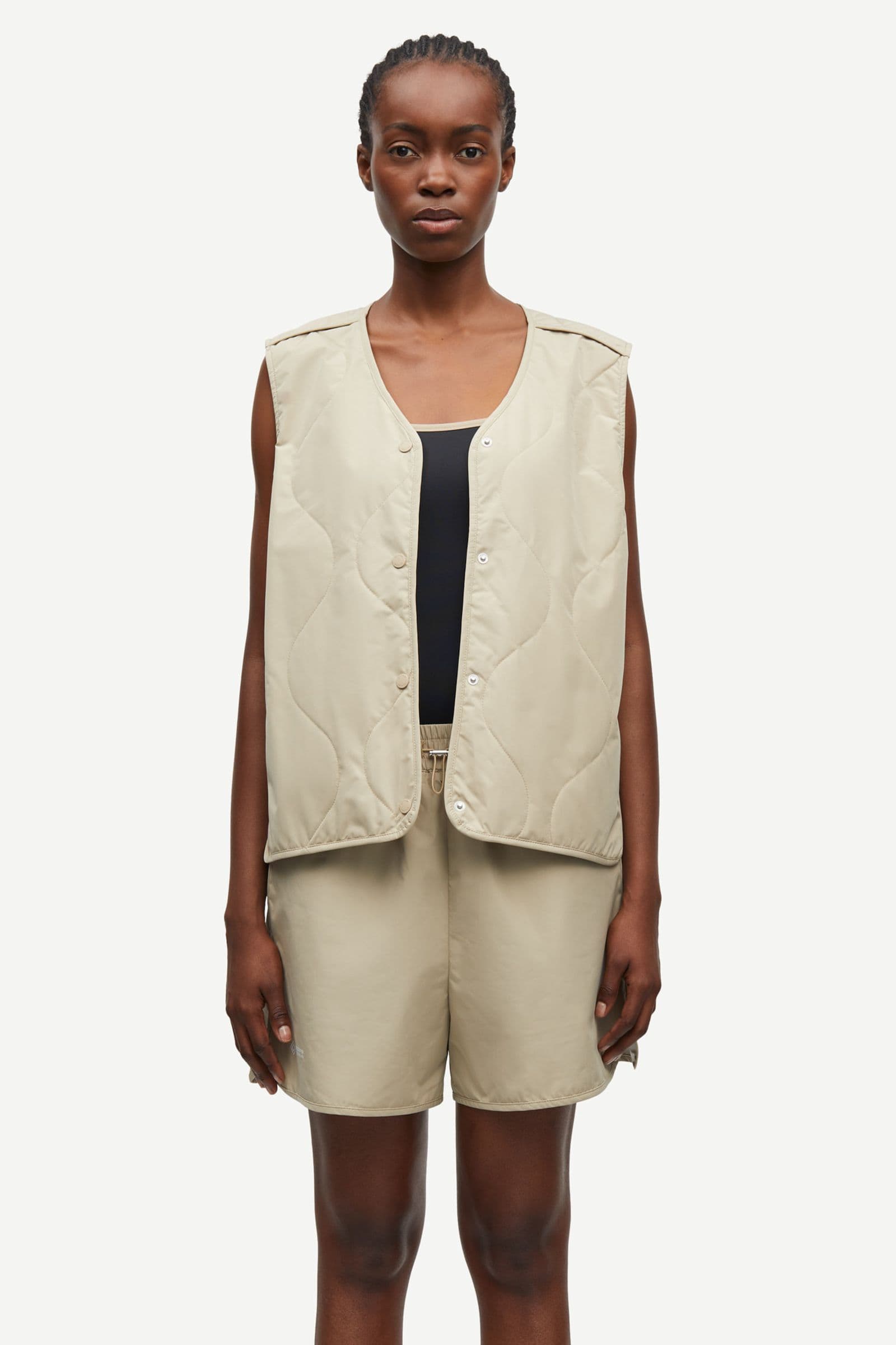 Sayuna vest 15616 White Pepper