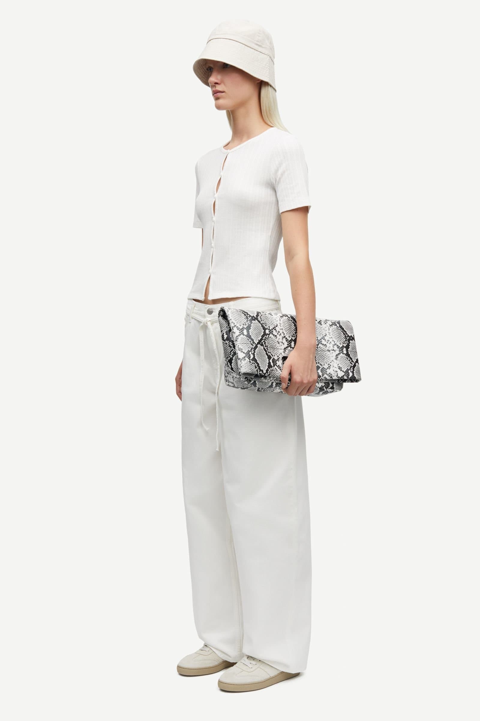 Saharper jeans belt 15620 White rock