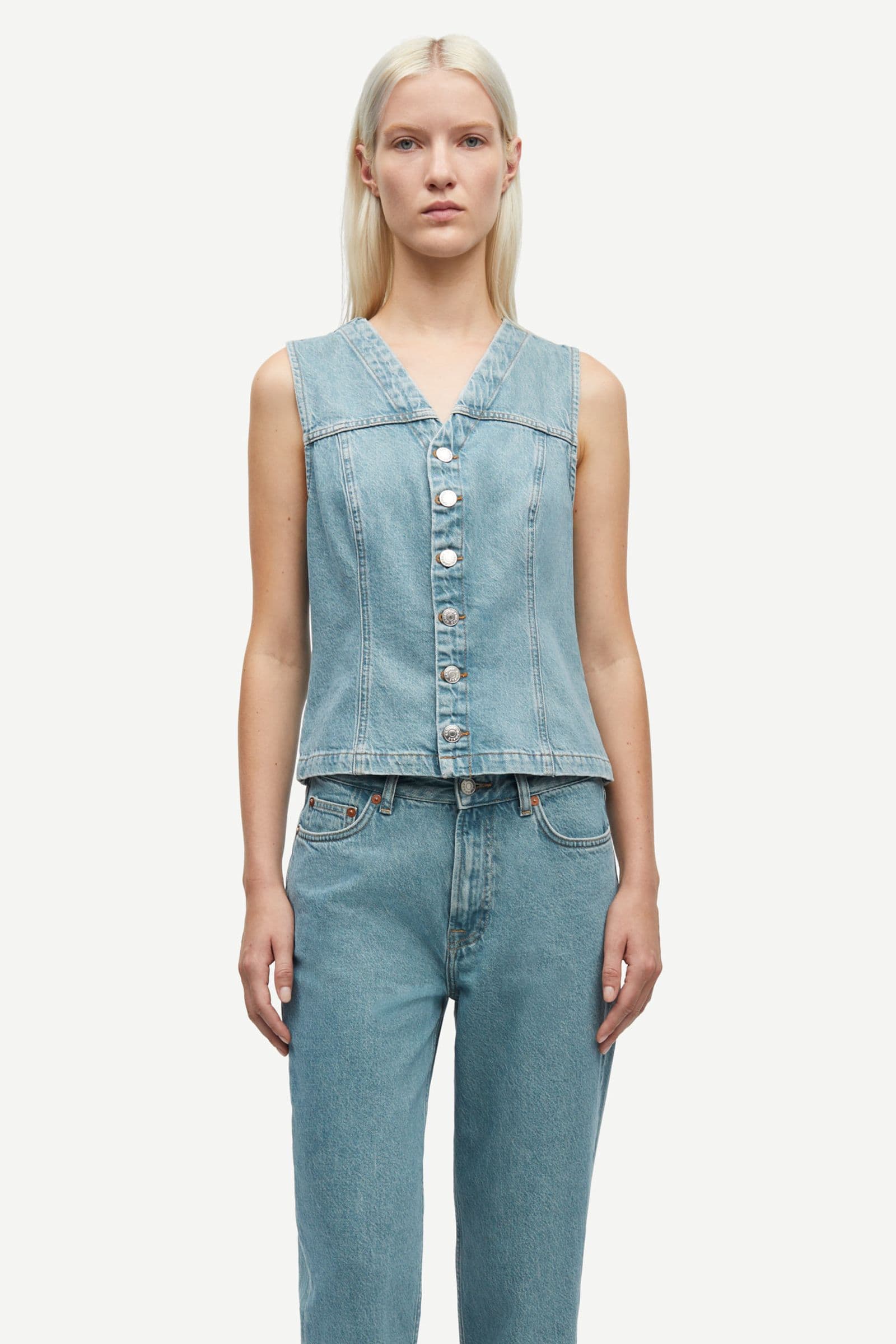 Sabeth vest 15618 Caribbean blue