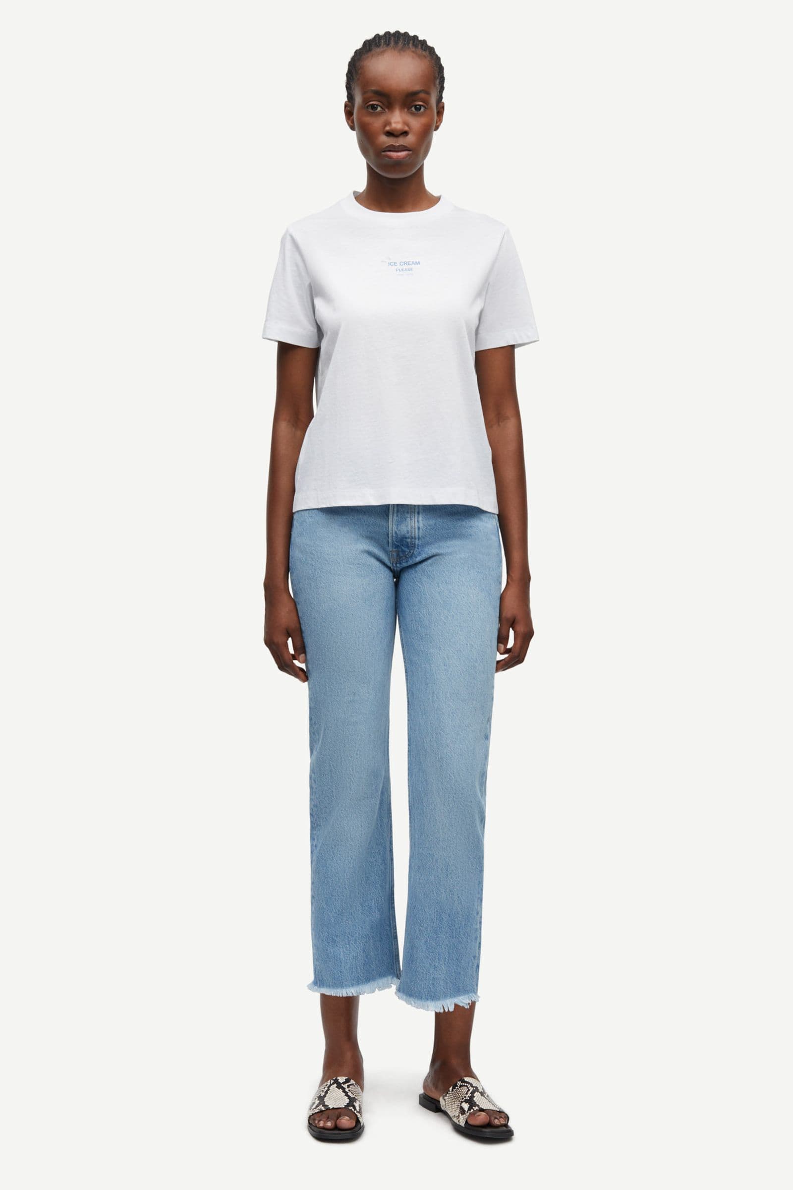 Sacamino ss t-shirt 15276 Ice Blue Jasper