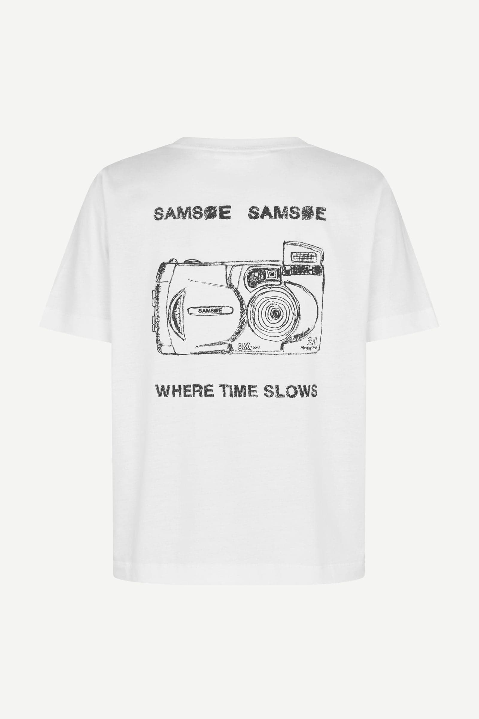 Sacamino ss t-shirt 15276 White Camera