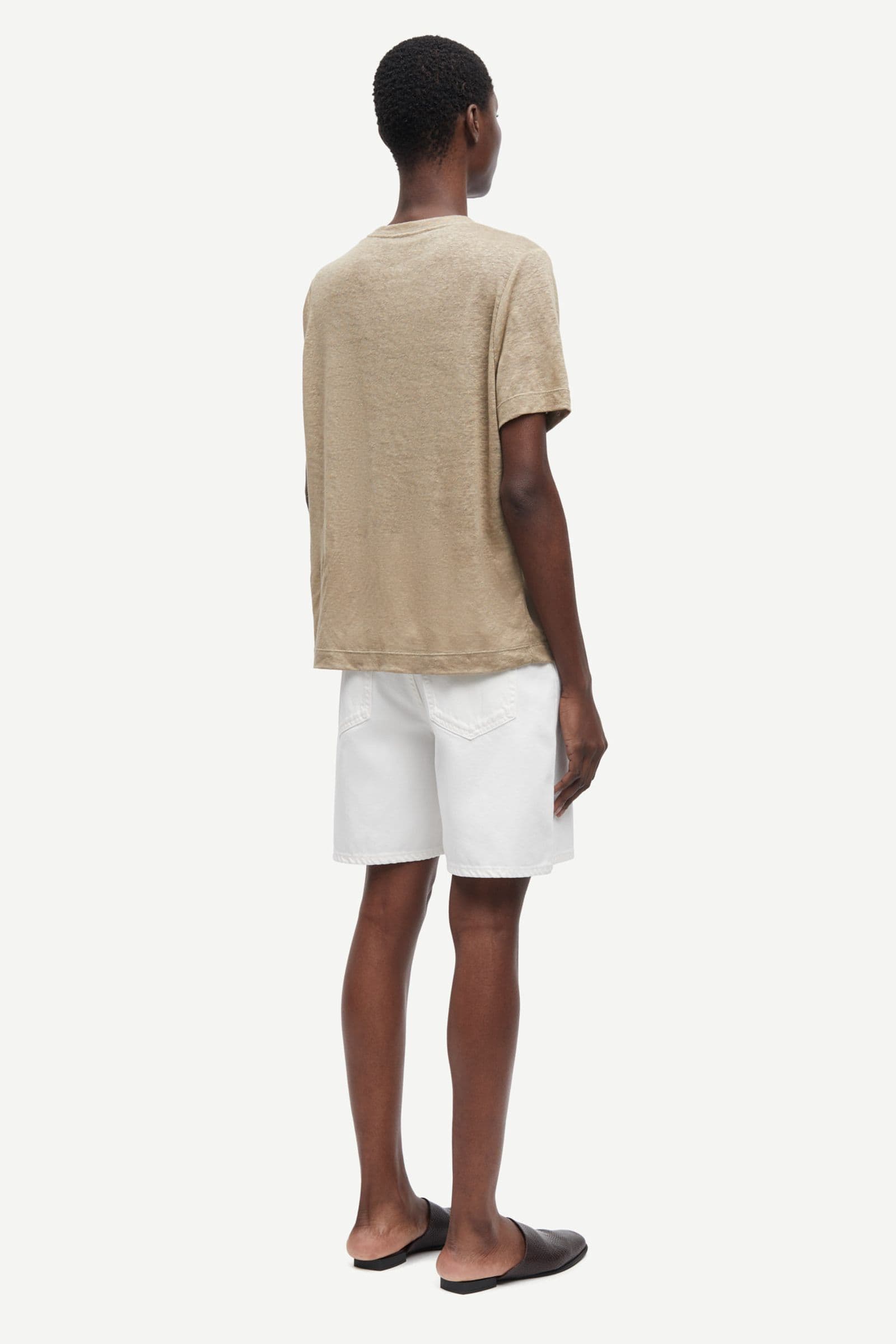 Sacamino ss t-shirt 15202 Greige
