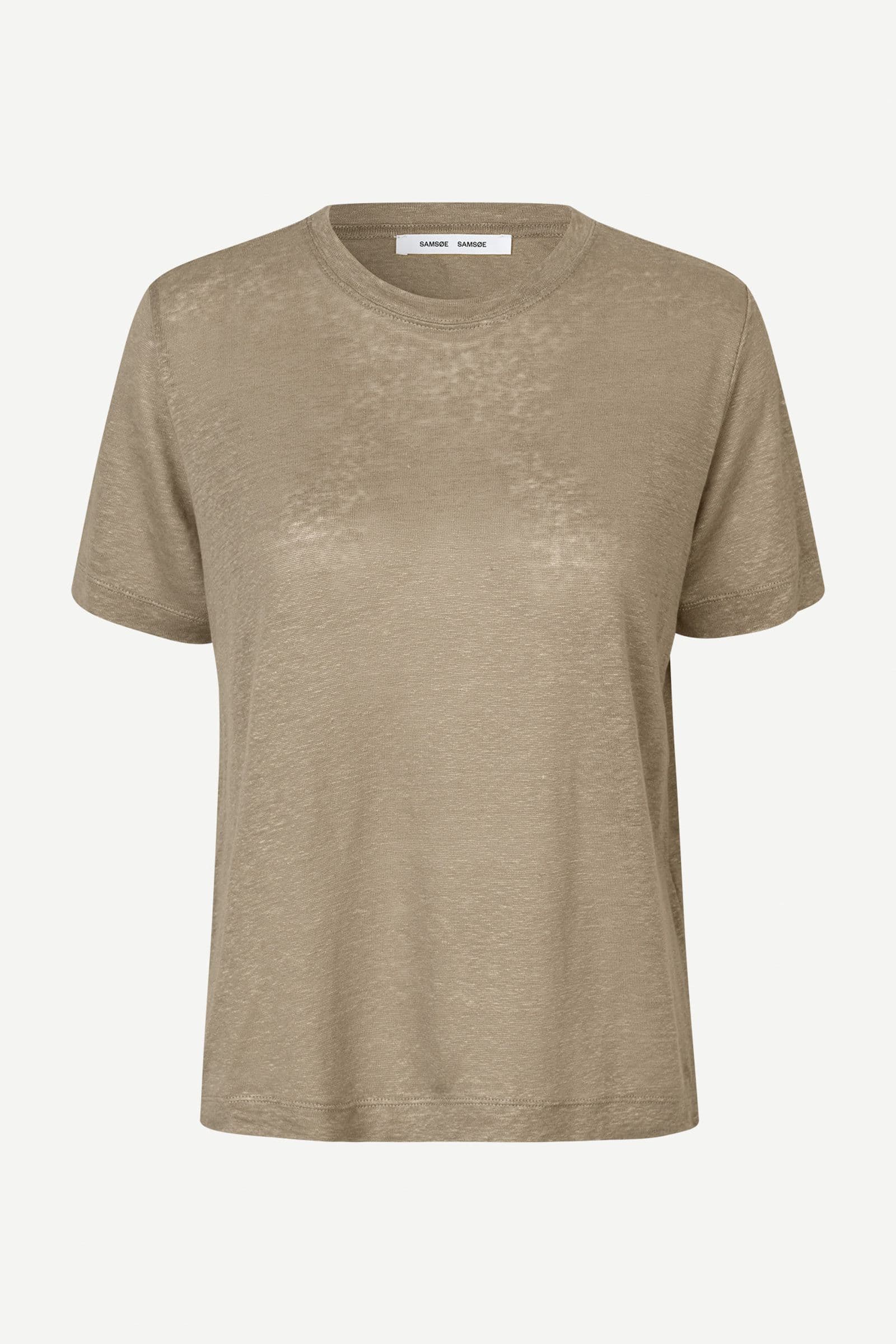 Sacamino ss t-shirt 15202 Greige
